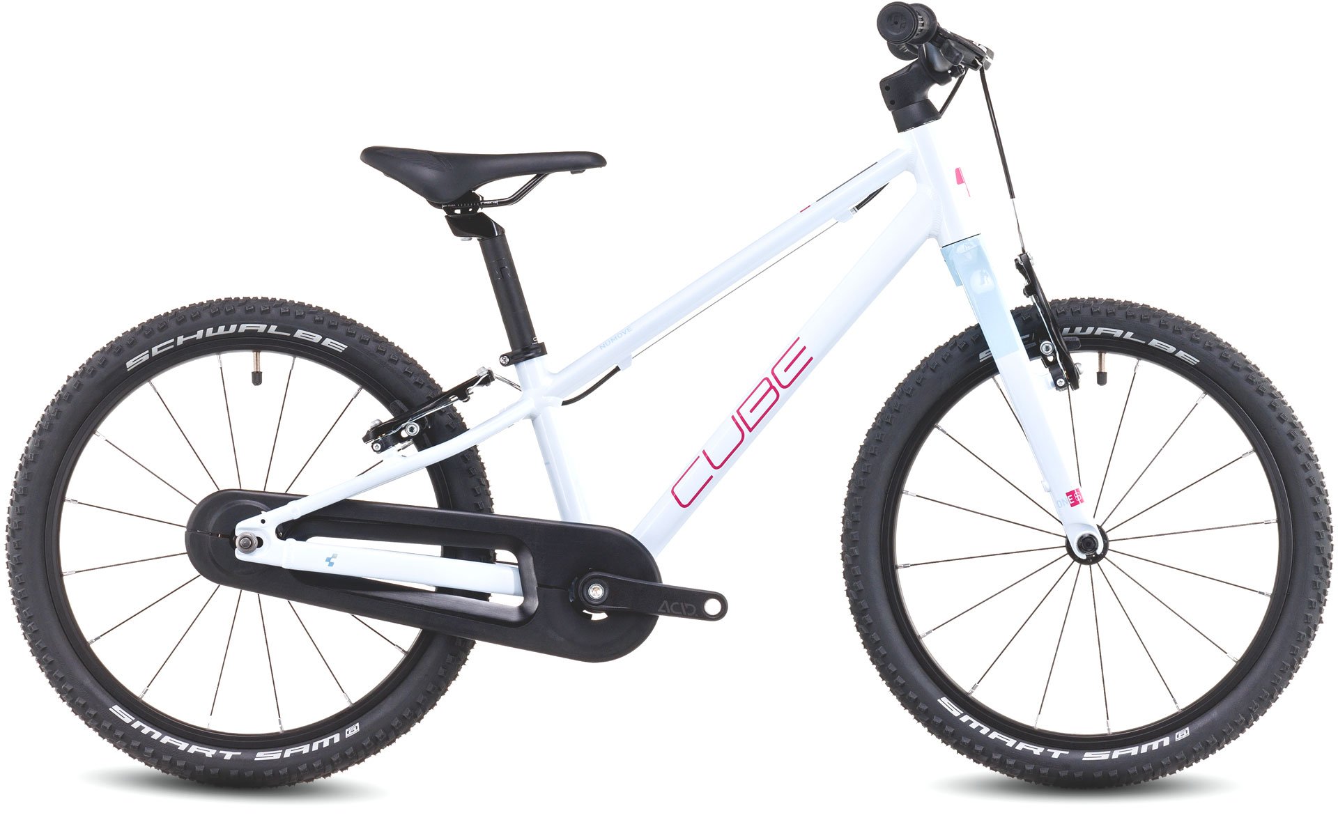 BICICLETA COPII CUBE NUMOVE 180 ALB/ROZ 18INCH