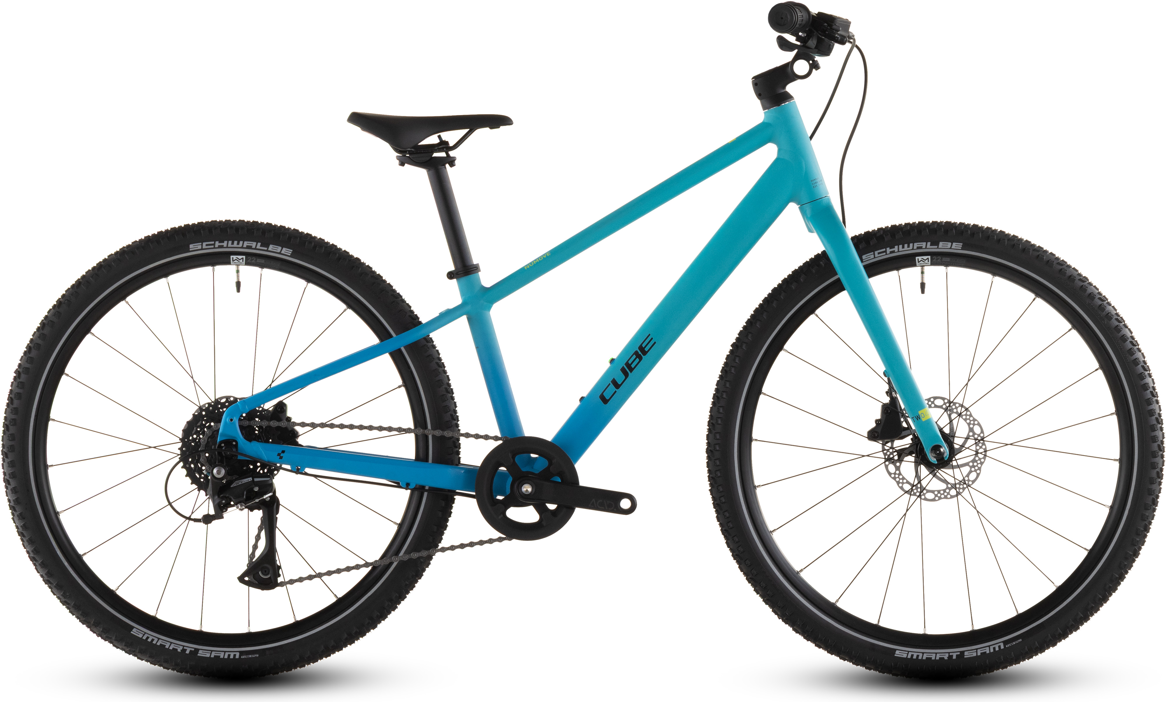 BICICLETA COPII CUBE NUMOVE 240 DISC PACIFICBLUE STEELBLUE 2026 roti 24 [1]