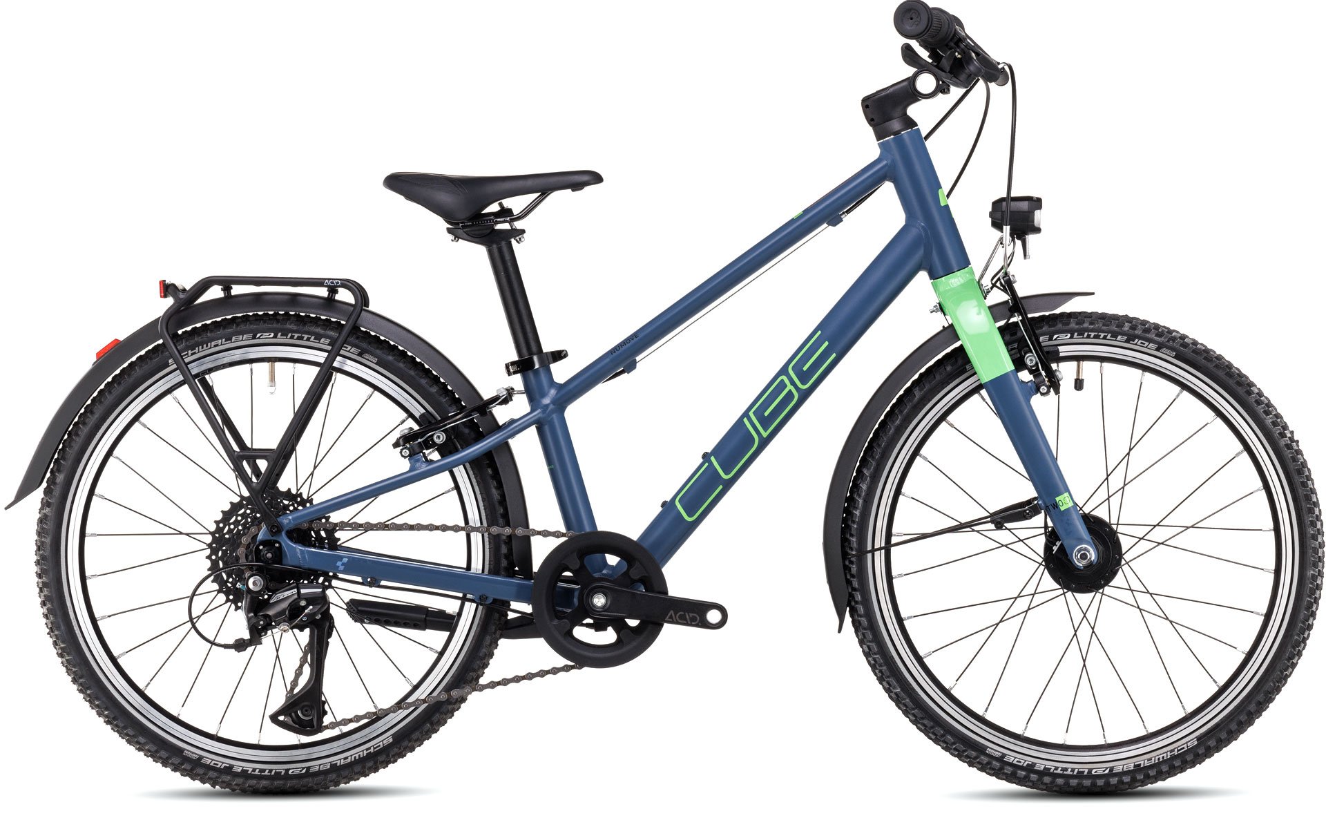Biciclete copii - BICICLETA COPII CUBE NUMOVE 240 STREET ALBASTRU/VERDE 24INCH
