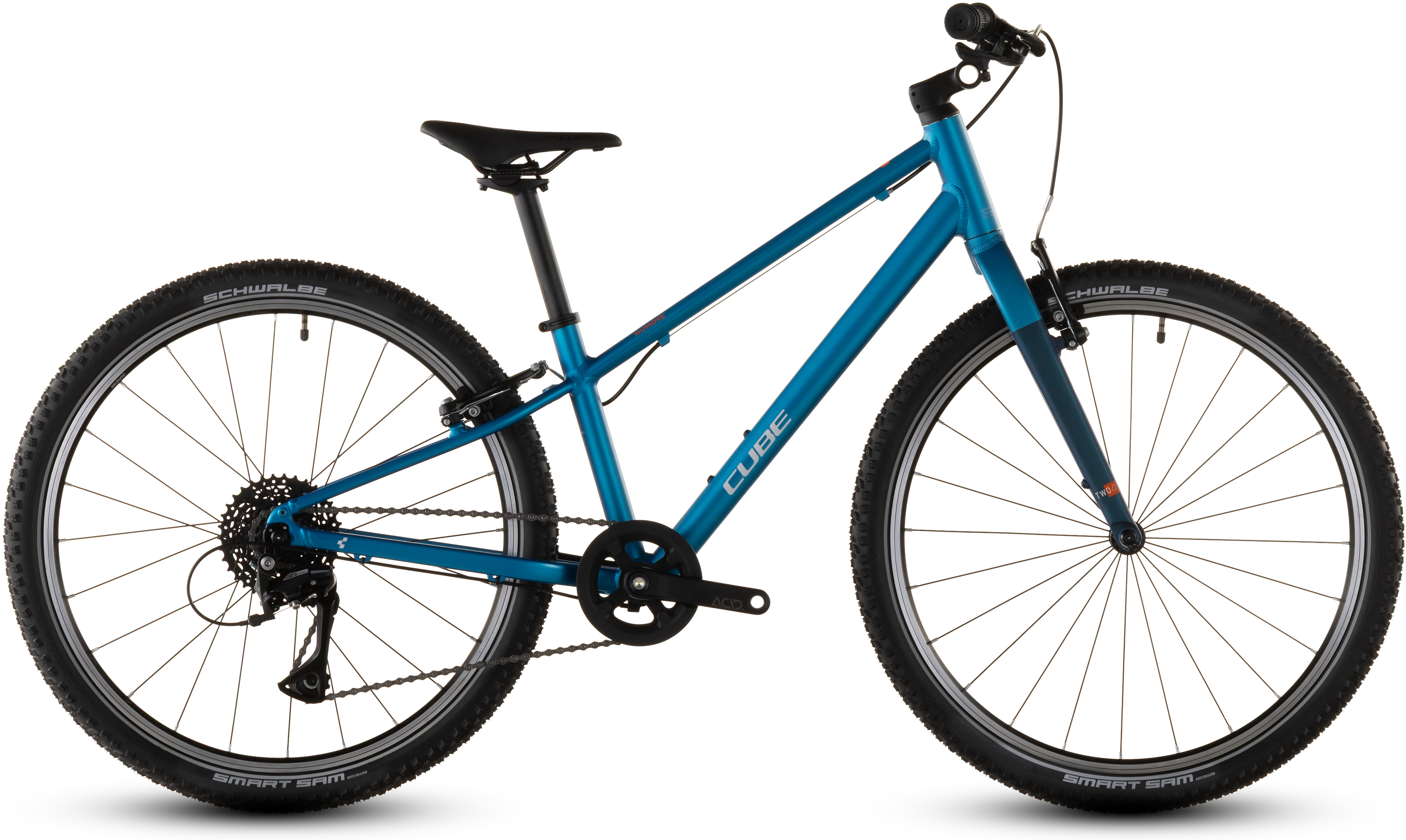 BICICLETA COPII CUBE NUMOVE 240 TOPASBLUE NEBULA 2026 roti 24 [1]