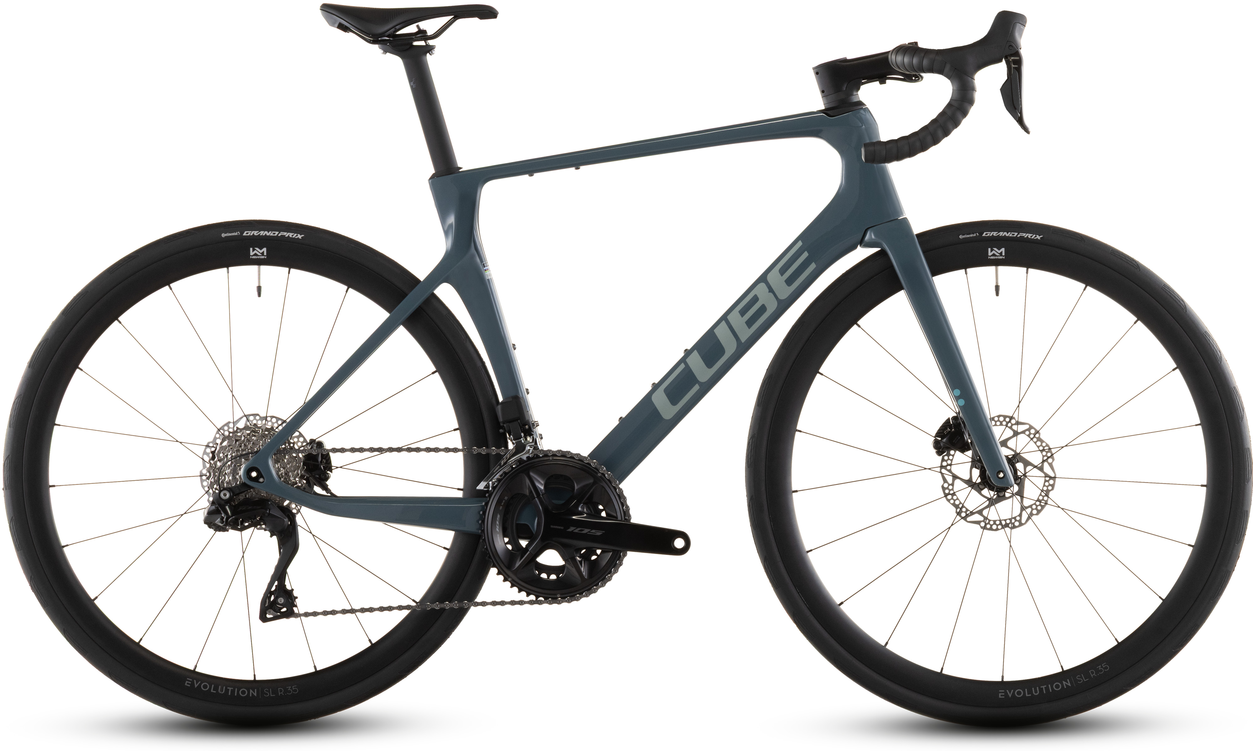 Ciclism - BICICLETA CUBE AGREE C:62 ONE STORM GREY 2026 53 cm