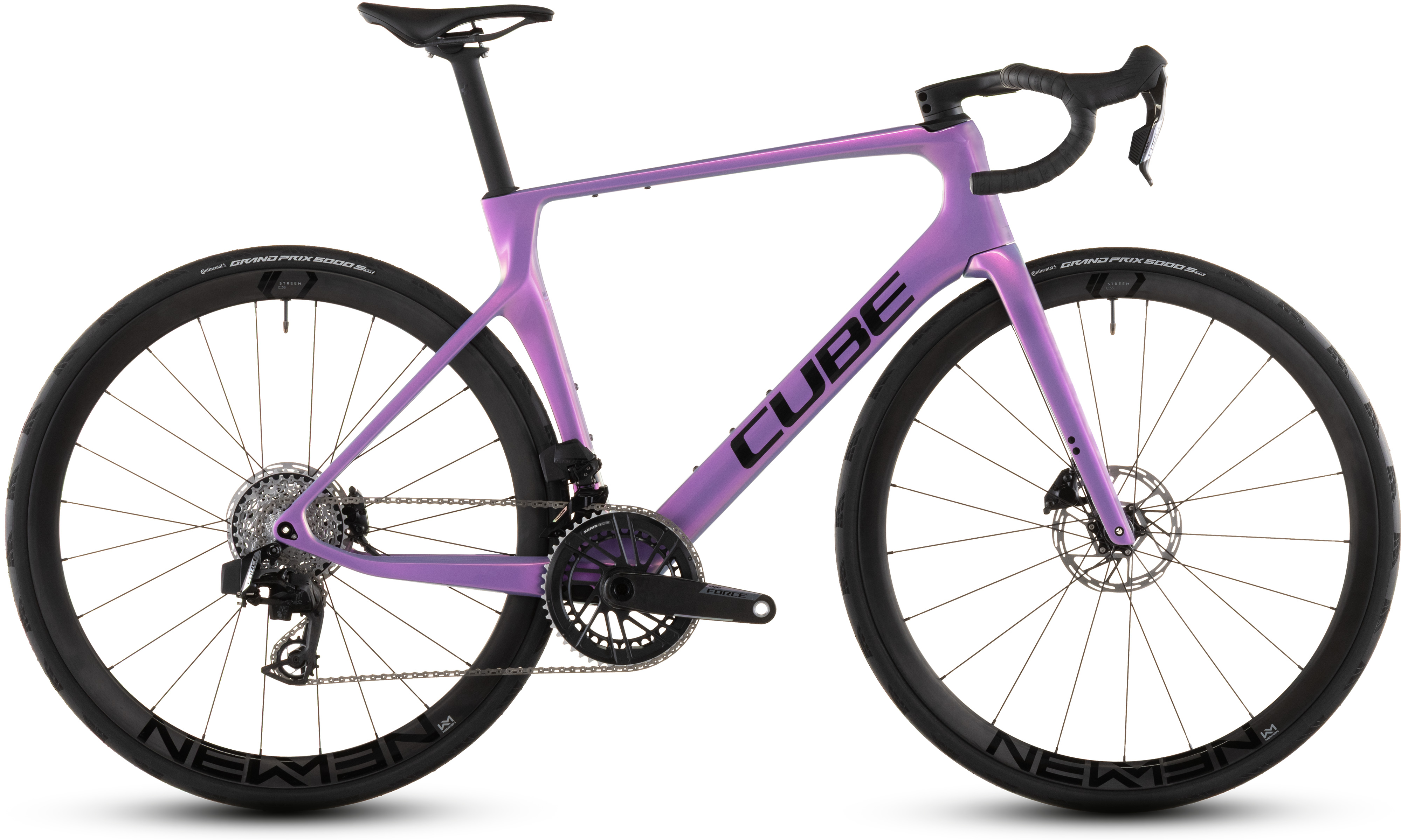 Ciclism - BICICLETA CUBE AGREE C:62 SLX COSMICPURPLE BLACK 2026 50 cm
