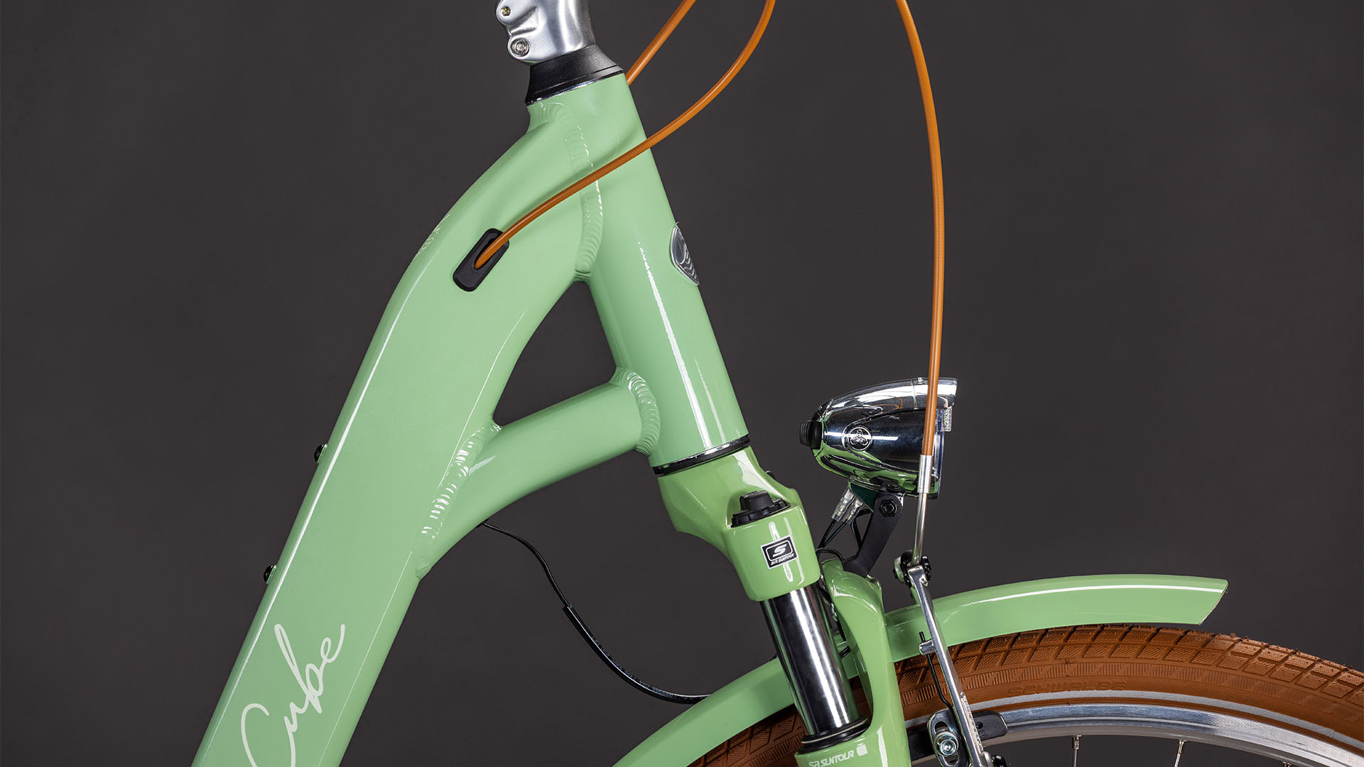 BICICLETA CUBE ARUBA EASY ENTRY CACTUS BROWN 2026 49 cm [3]