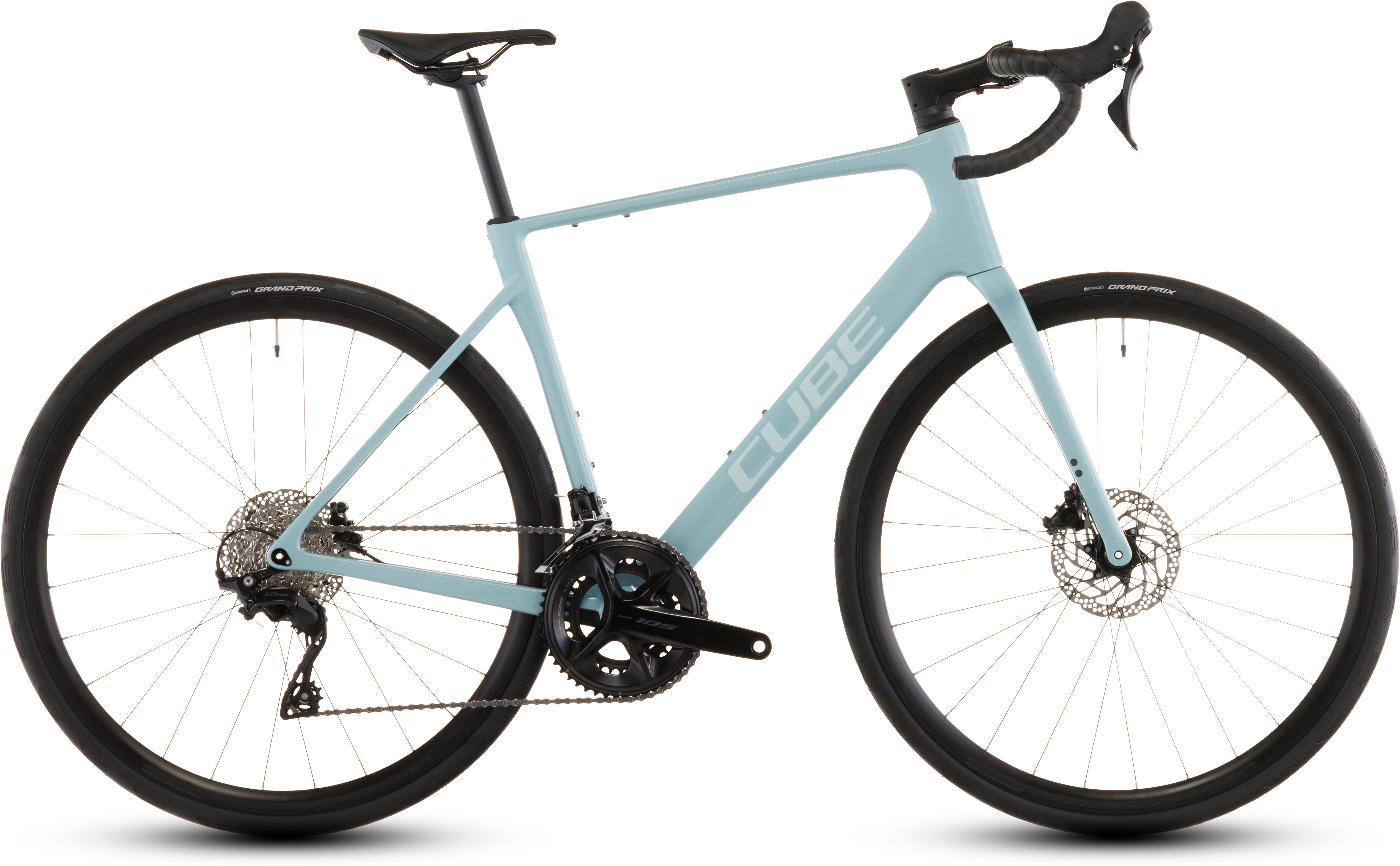Ciclism - BICICLETA CUBE ATTAIN C:62 RACE SKYLIGHTBLUE CYAN 2026 62 cm