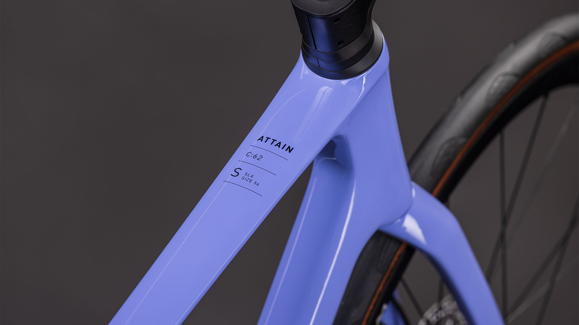 BICICLETA CUBE ATTAIN C:62 SLX LUCIDLILAC BLACK 2026 56 cm [1]