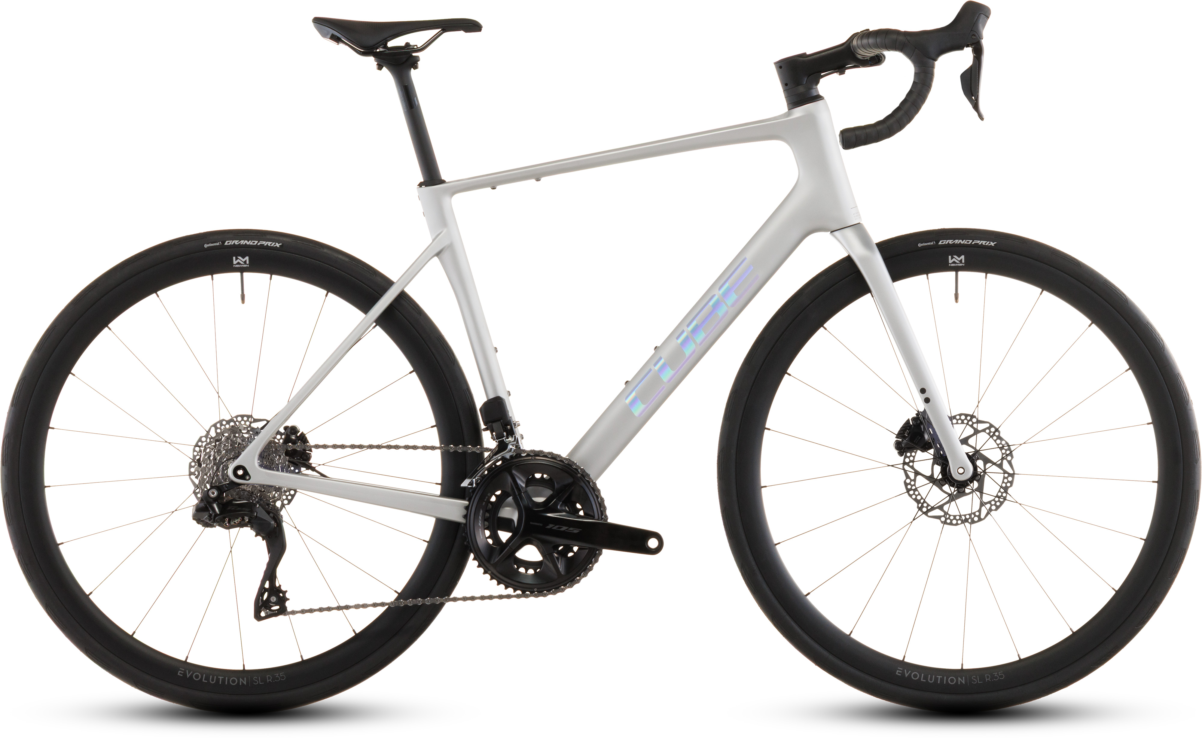 Ciclism - BICICLETA CUBE ATTAIN C:62 SLX SLEEKGREY PRISM 2026 58 cm