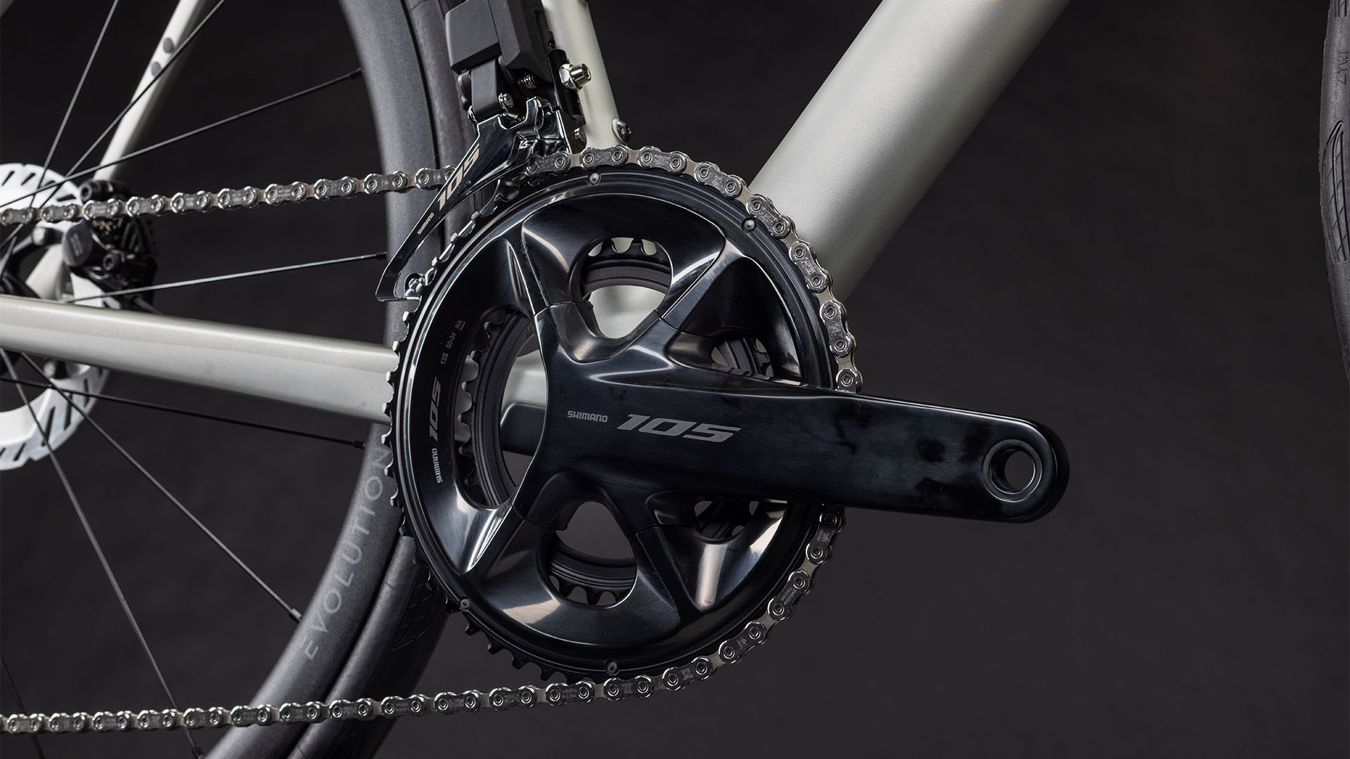 BICICLETA CUBE ATTAIN C:62 SLX SLEEKGREY PRISM 2026 60 cm [4]