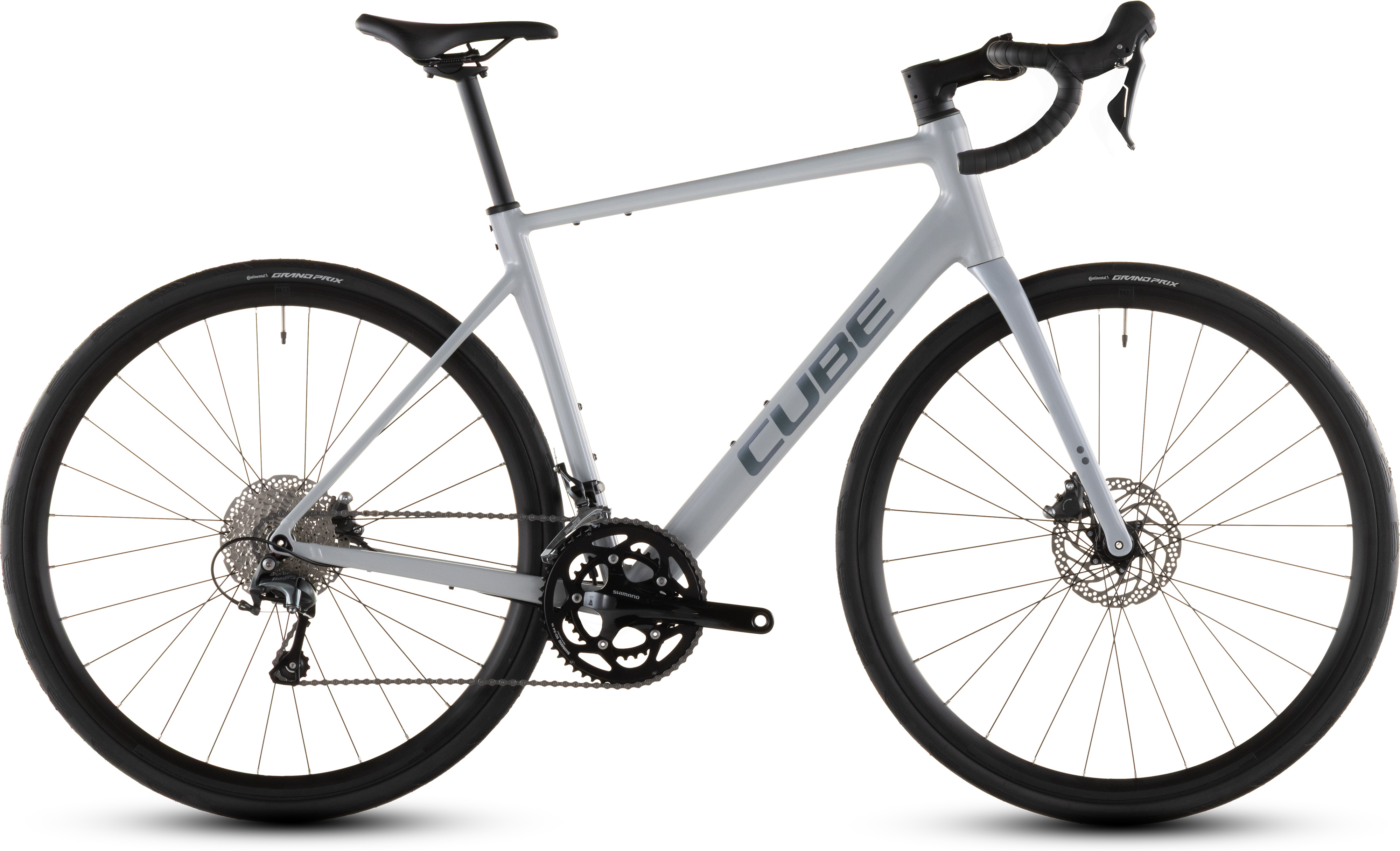 Ciclism - BICICLETA CUBE ATTAIN RACE FOGGREY SHIFT 2026 56 cm