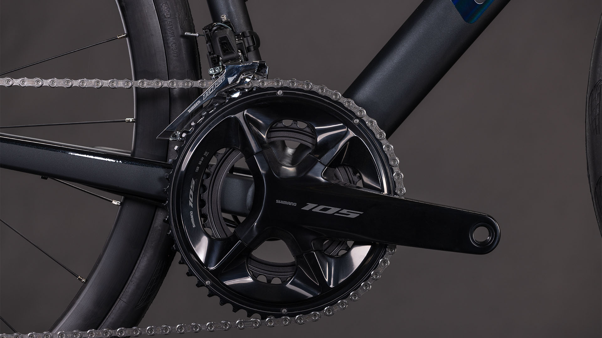 BICICLETA CUBE ATTAIN SLX COAL PRISM 2026 50 cm [4]