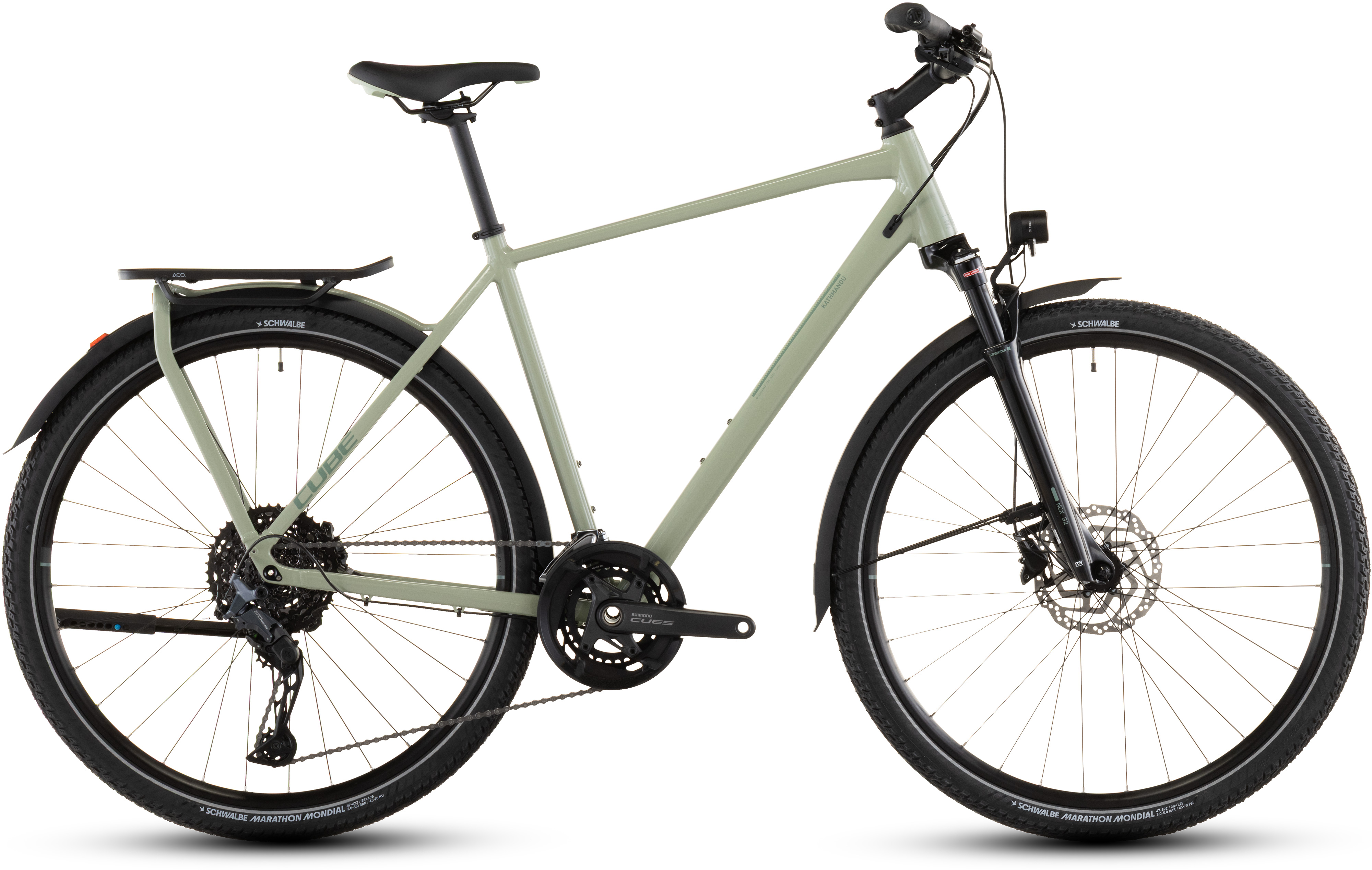 Ciclism - BICICLETA CUBE KATHMANDU EXC PEA GREY 2026 50 cm