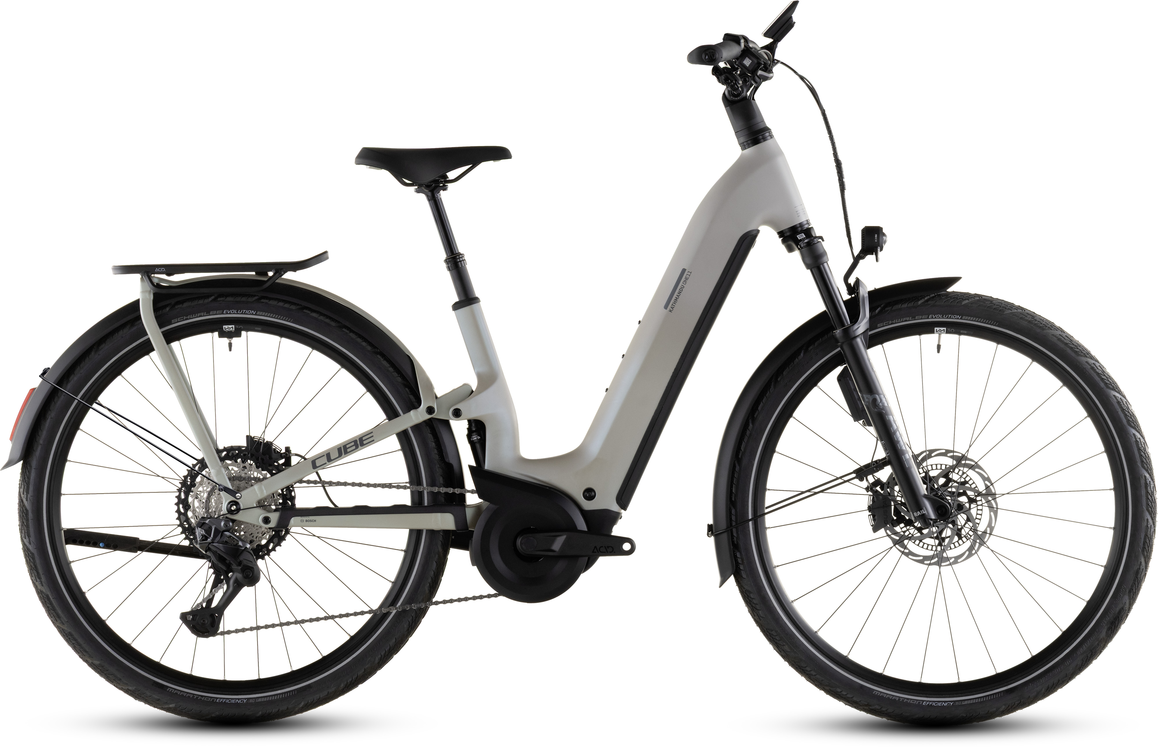 Ciclism - BICICLETA CUBE KATHMANDU HYBRID ONE11 HPC SLT 800 EASY ENTRY GLINTSAND OATGREY 2026 58 cm