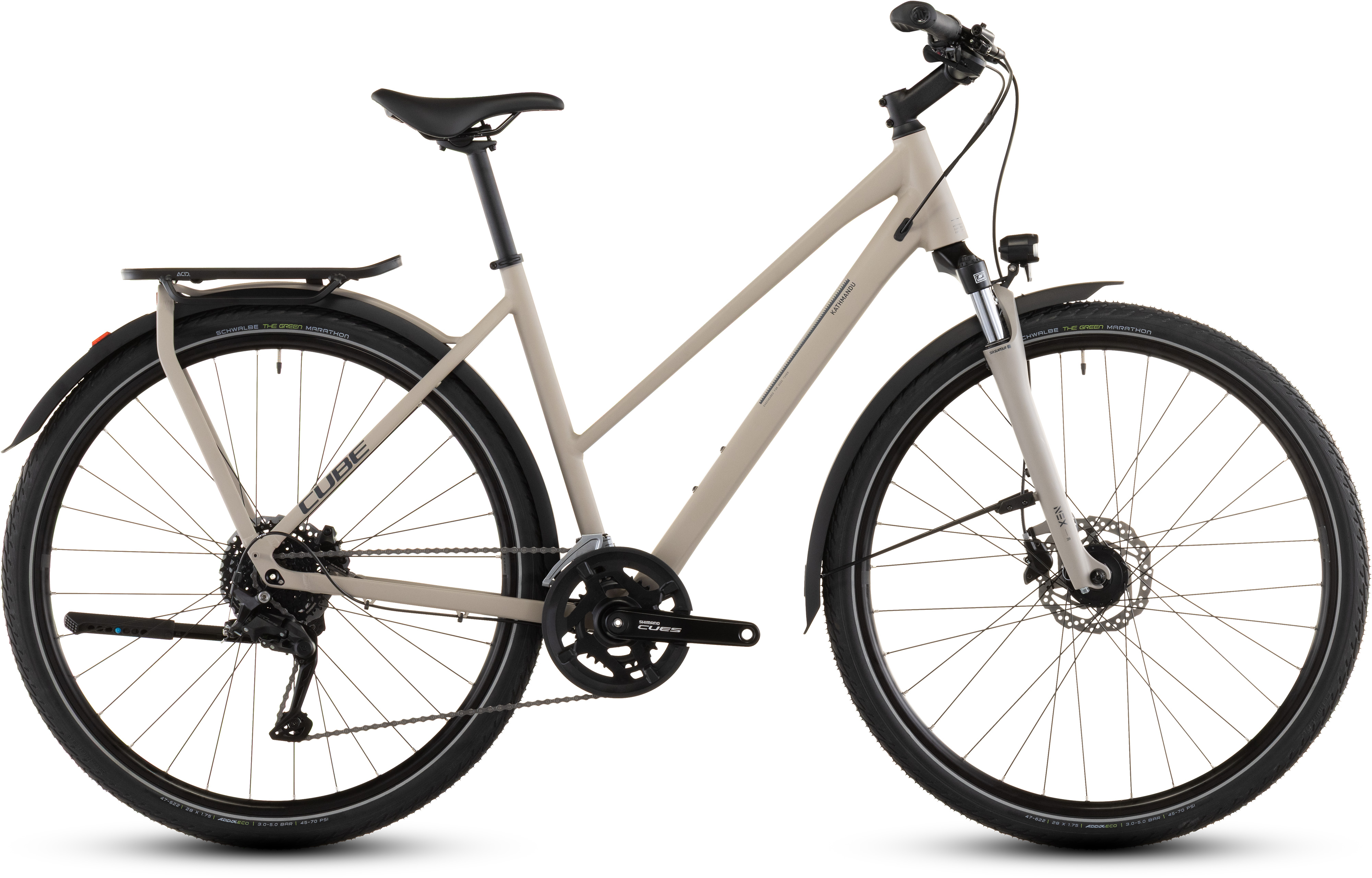 Ciclism - BICICLETA CUBE KATHMANDU ONE TRAPEZE OATGREY GREY 2026 54 cm