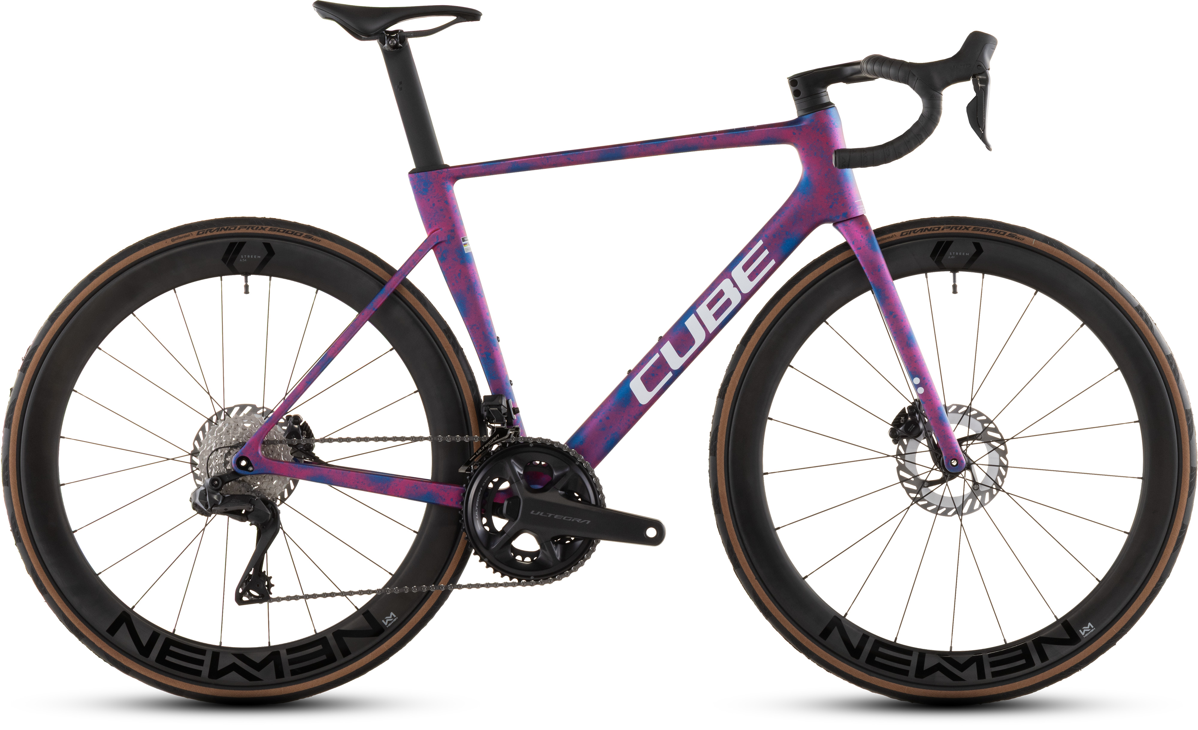 Ciclism - BICICLETA CUBE LITENING AIR C:68X RACE DAZZLEPINK BLUE 2026 60 cm