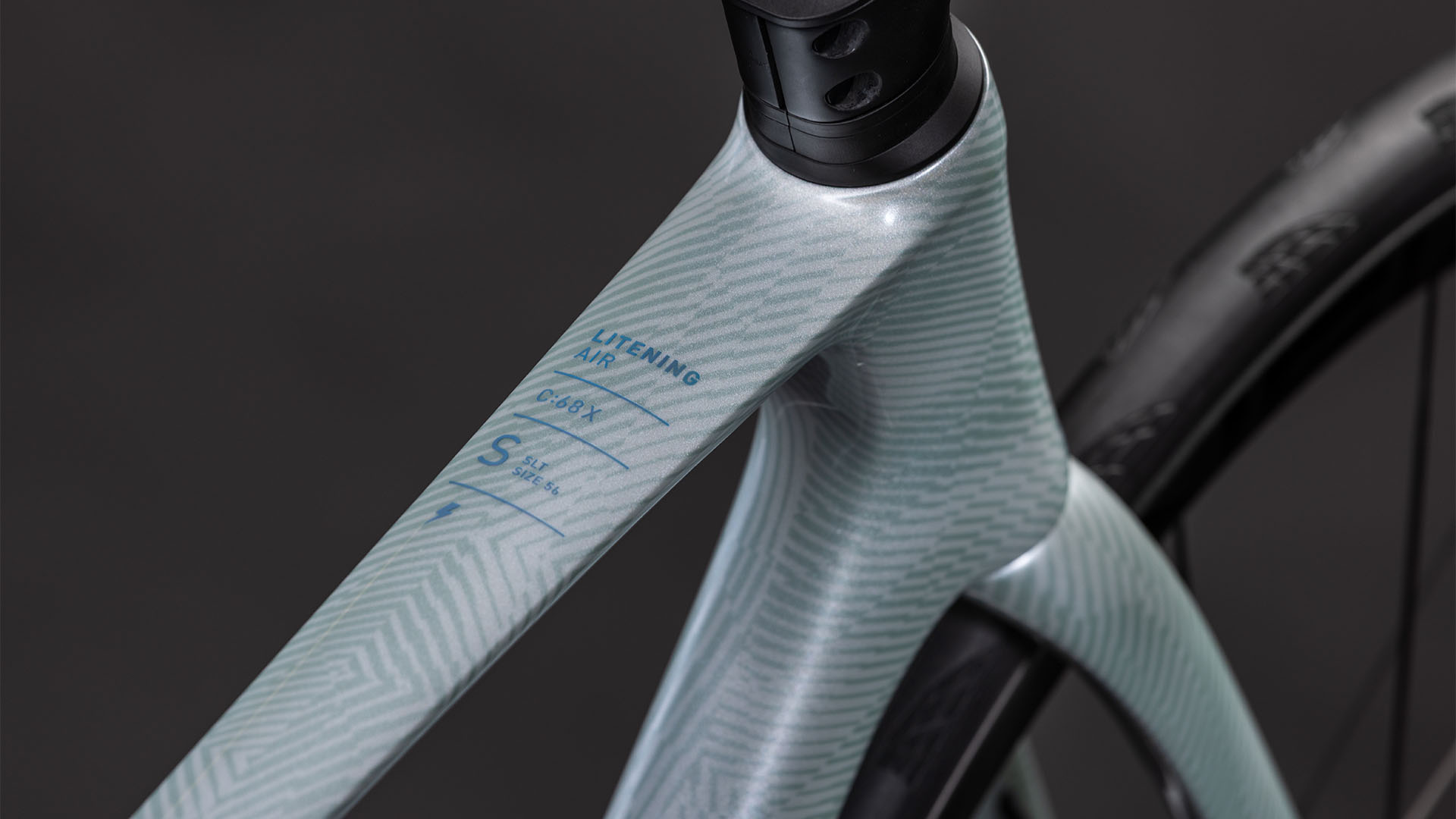 BICICLETA CUBE LITENING AIR C:68X SLT XENONGRID GREEN 2026 60 cm [1]