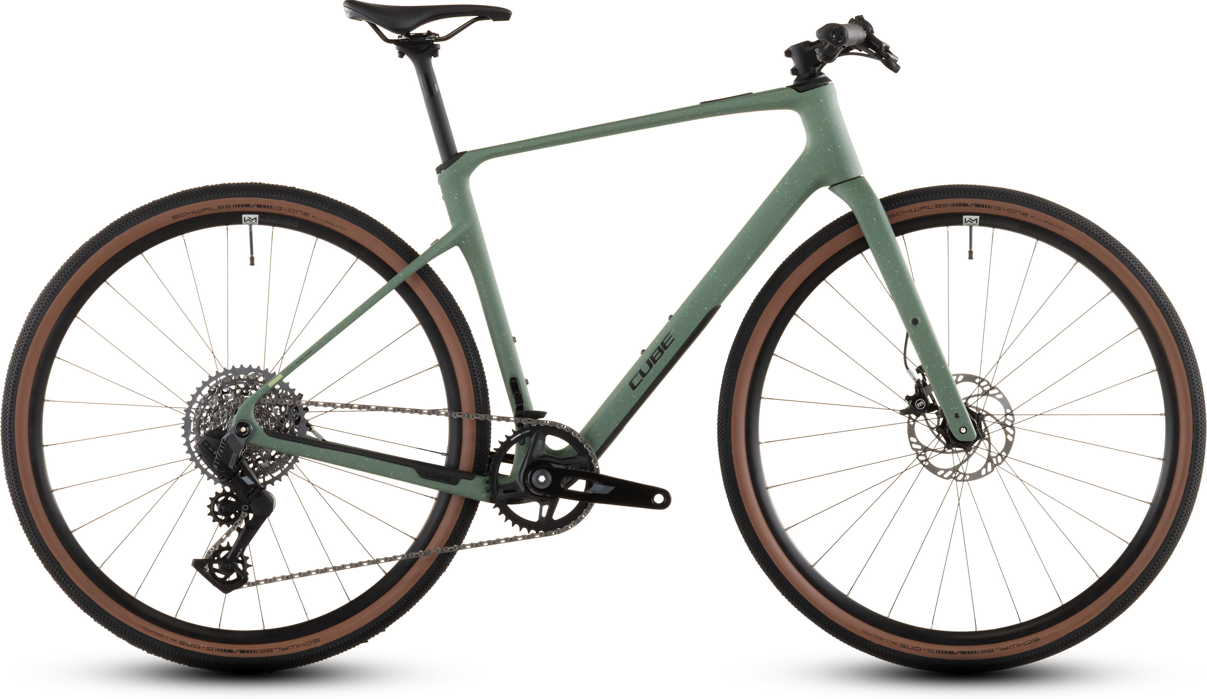 Ciclism - BICICLETA CUBE NULANE C:62 SLT GREENSMOOTHIE GREEN 2026 56 cm