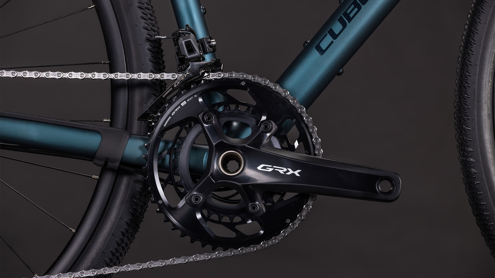 BICICLETA CUBE NUROAD RACE ROYALGREEN BLACK 2026 S [3]