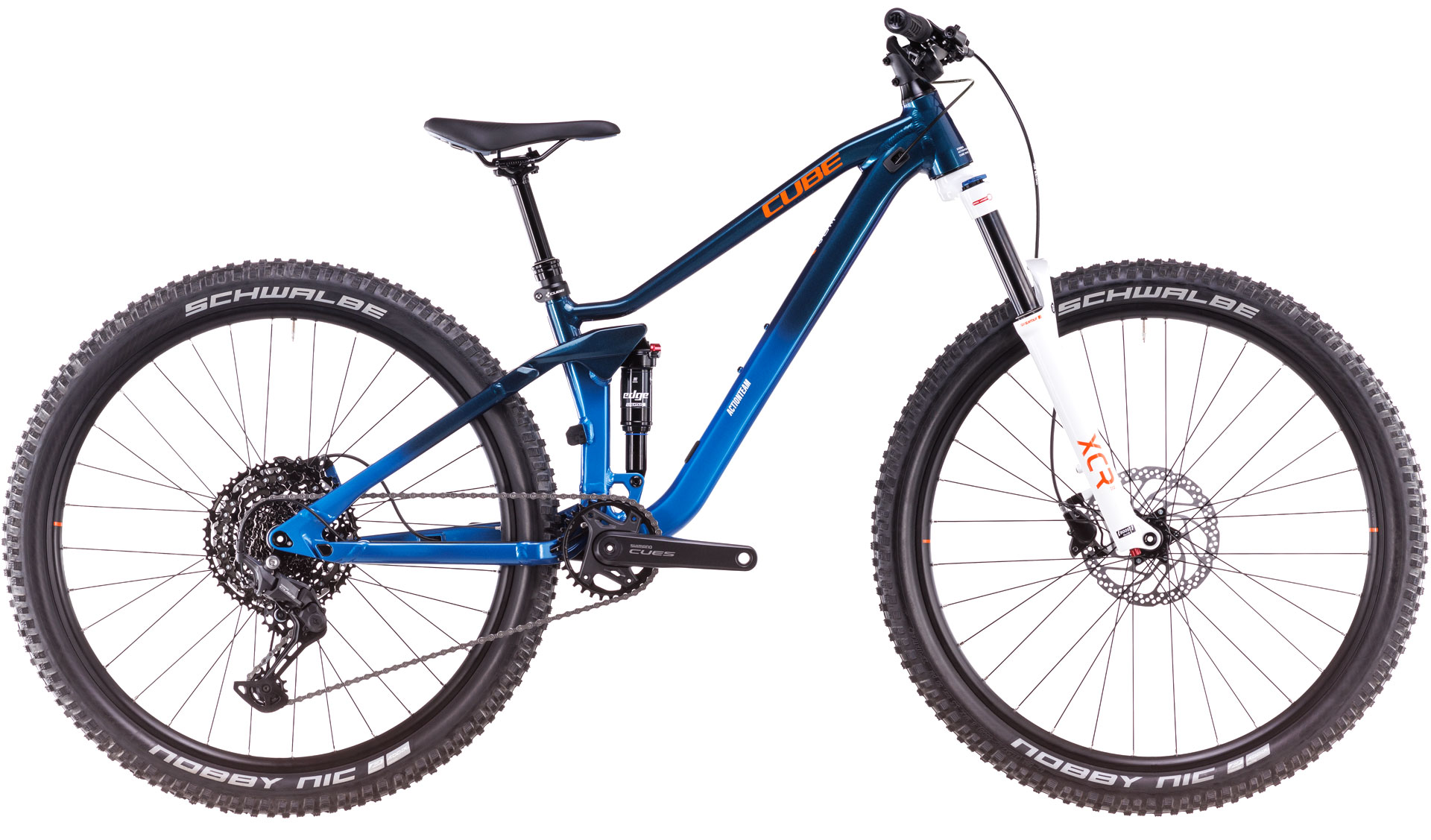 Biciclete copii - BICICLETA CUBE STEREO ONE22 ROOKIE ACTIONTEAM 2025 XS