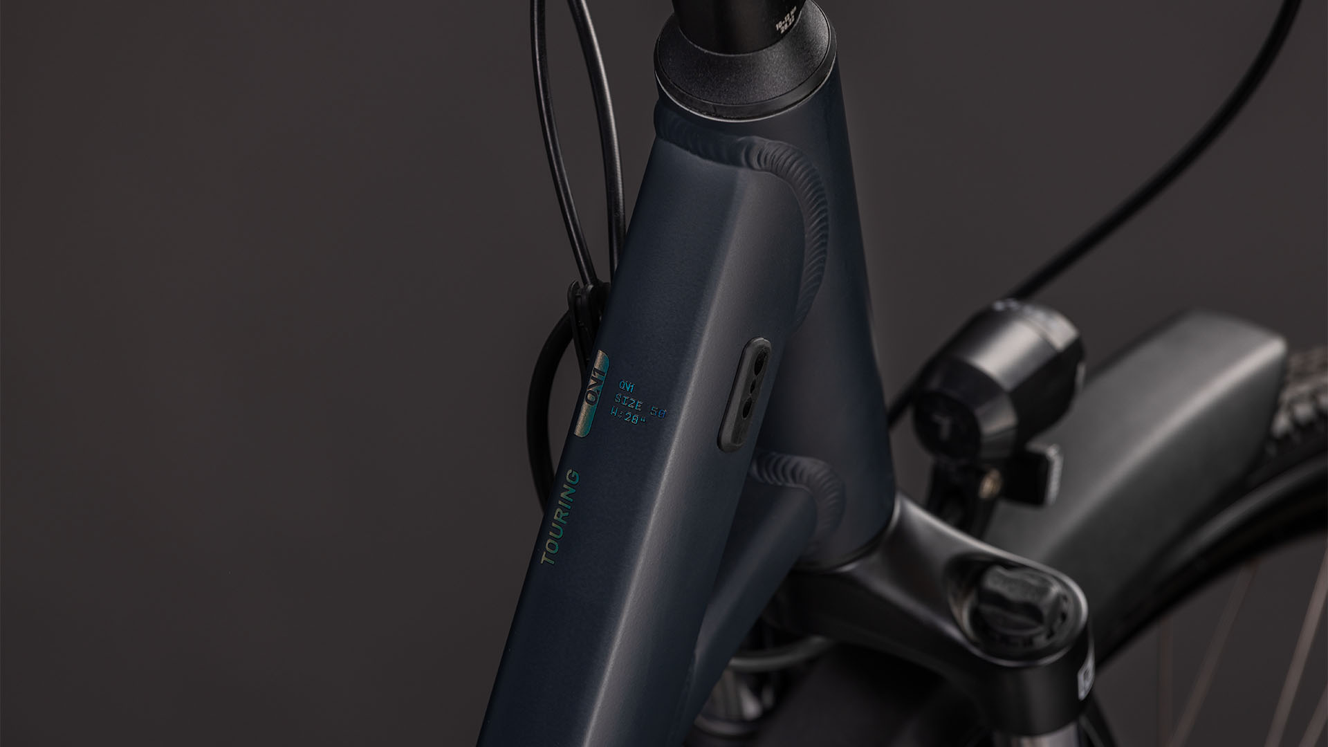 BICICLETA CUBE TOURING ONE EASY ENTRY NIGHT CHROME 2026 50 cm [1]