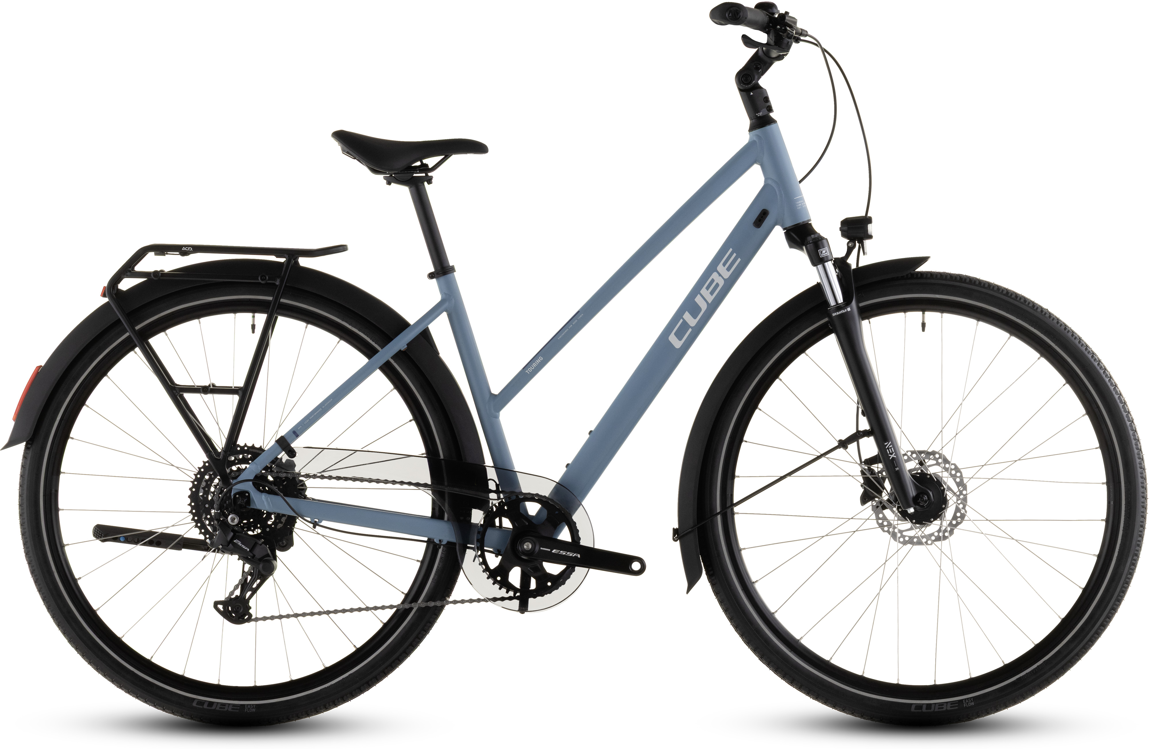 Ciclism - BICICLETA CUBE TOURING ONE TRAPEZE BLUEBIRD GREY 2026 54 cm