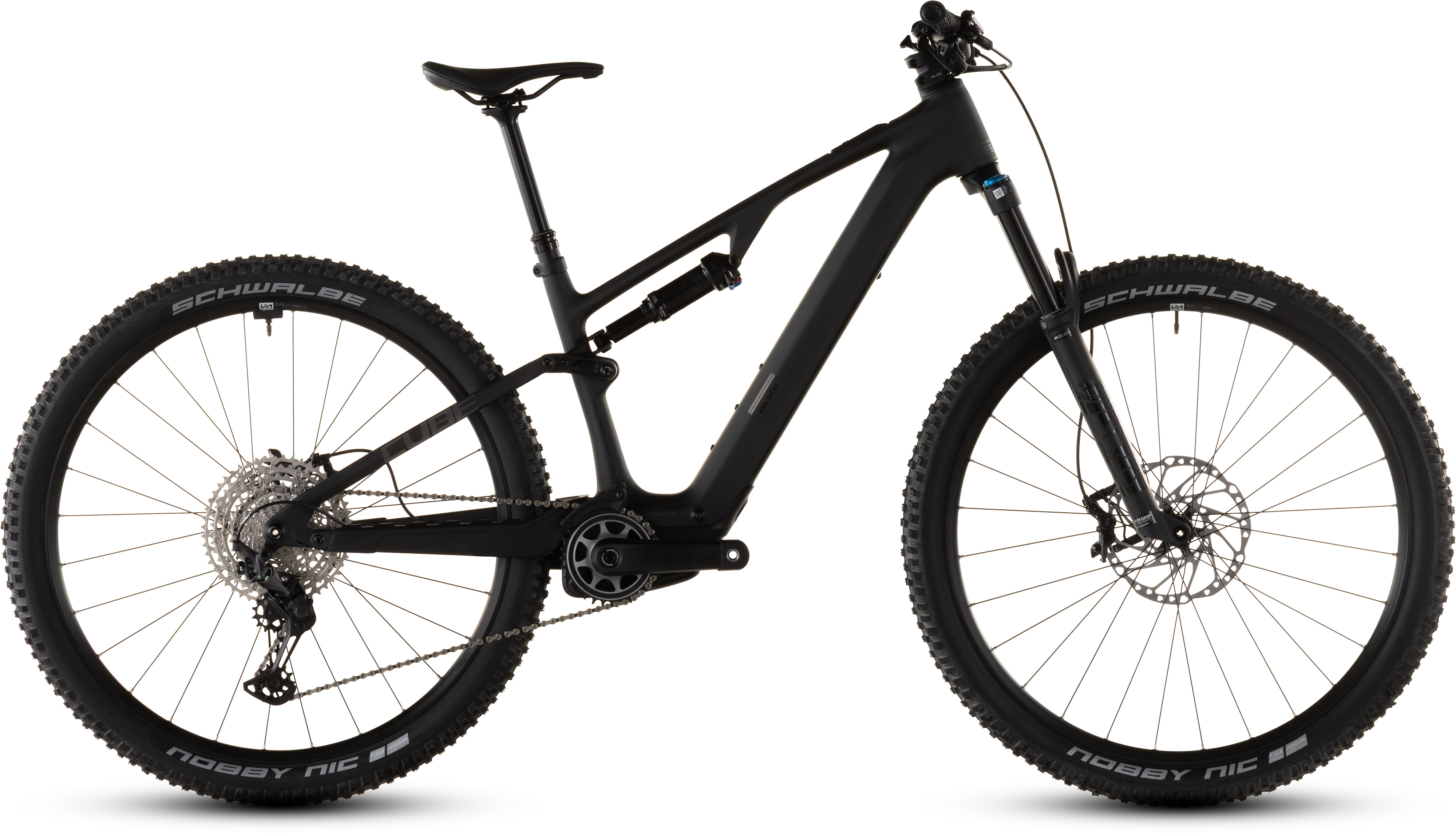 Ciclism - BICICLETA ELECTRICA CUBE AMS HYBRID ONE44 C:62 PRO 400X BLACKLINE 2026 S
