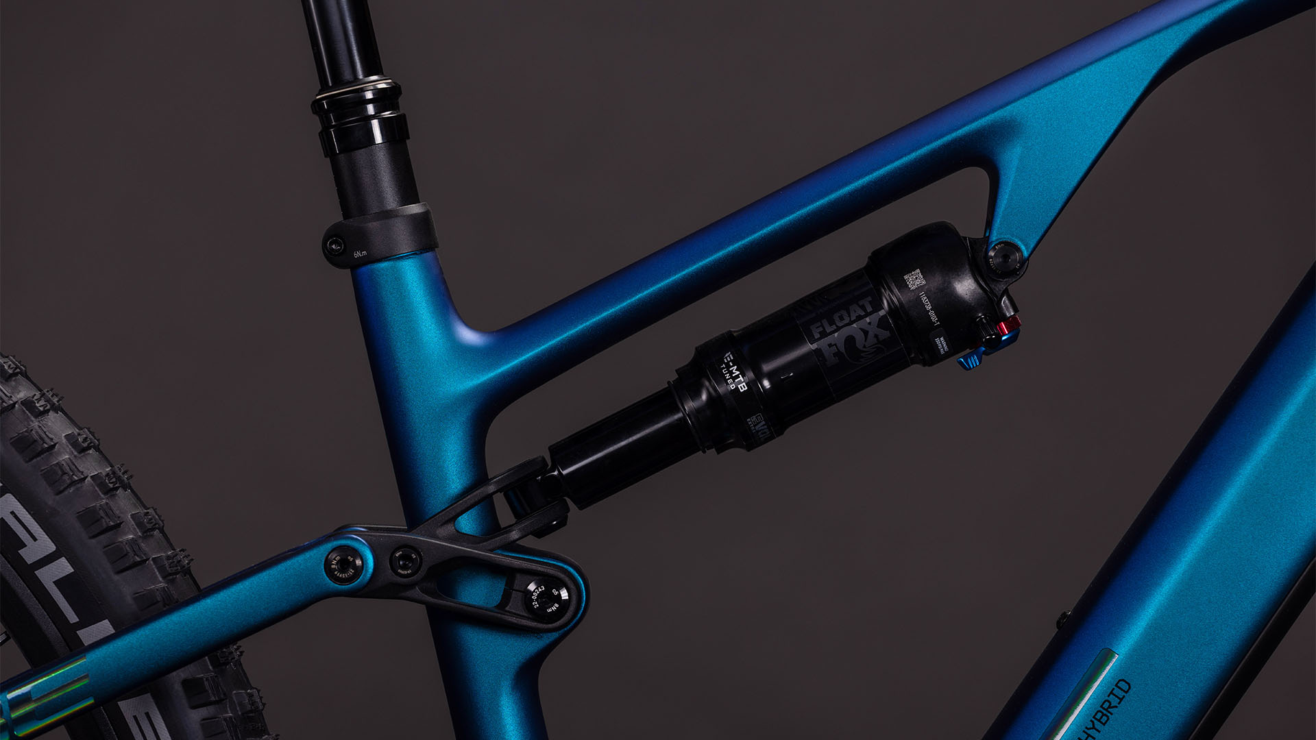 BICICLETA ELECTRICA CUBE AMS HYBRID ONE44 C:68X SLX 400X NEBULA BLACK 2026 XL [2]