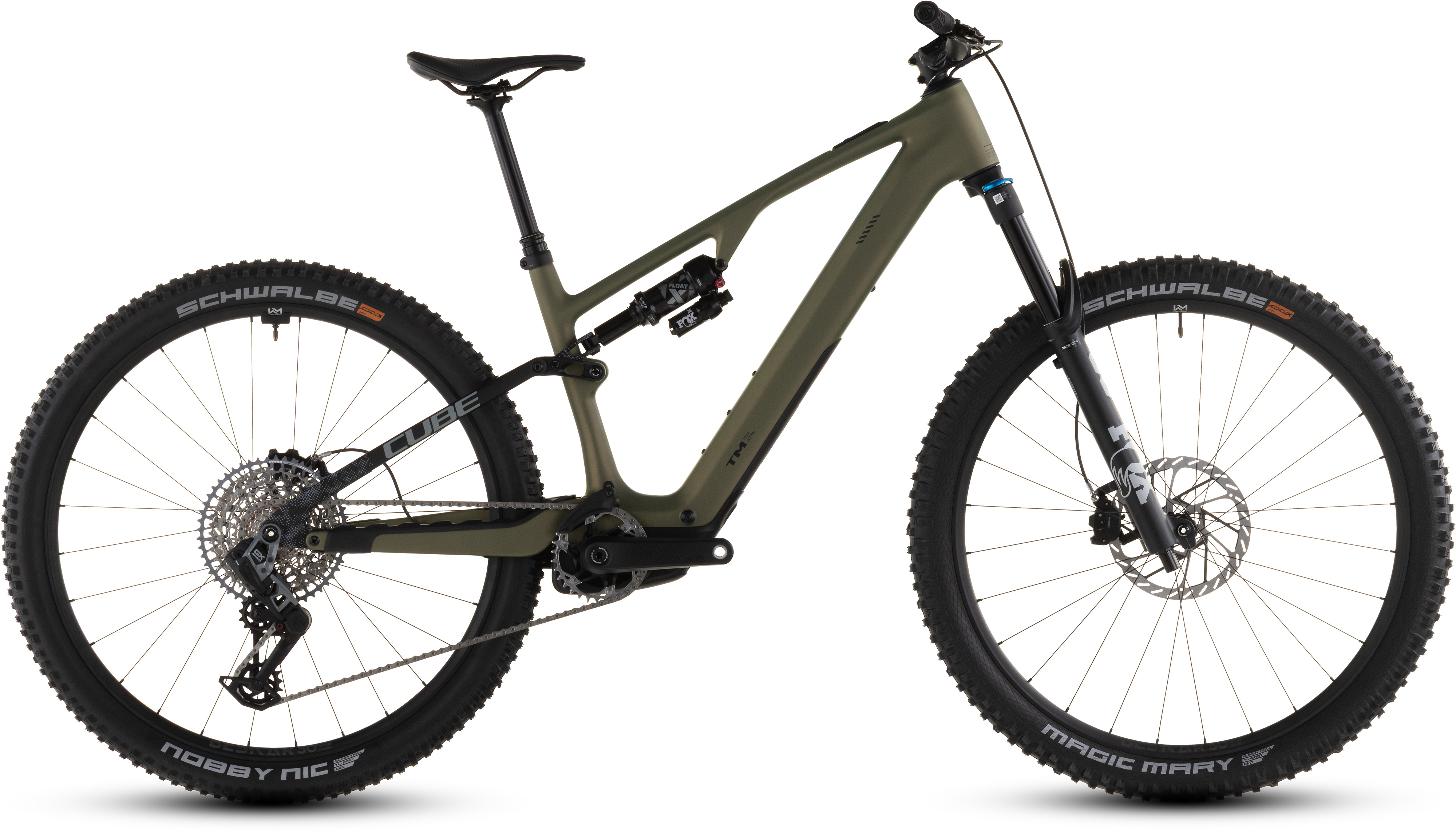 Ciclism - BICICLETA ELECTRICA CUBE AMS HYBRID ONE44 C:68X TM 400X REEDGREEN MATRIX 2026 XL