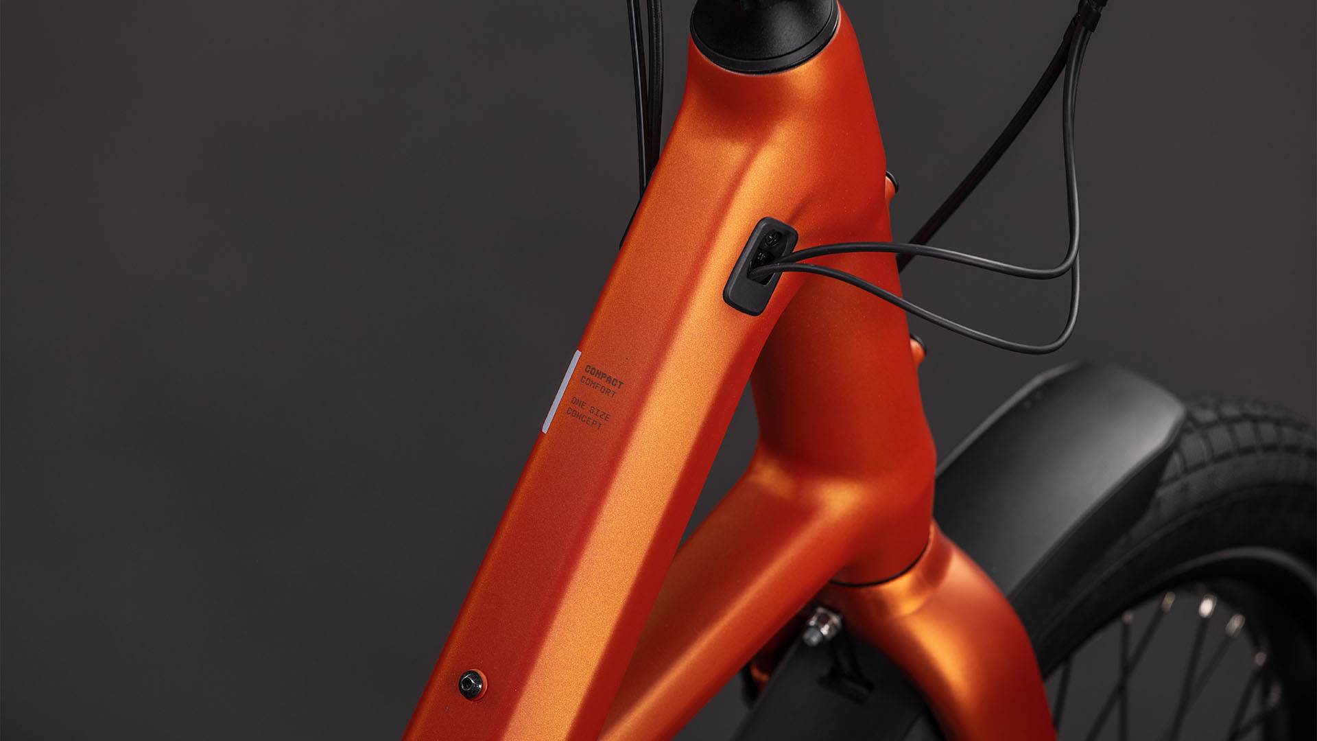 BICICLETA ELECTRICA CUBE COMPACT HYBRID 545 RUSTORANGE REFLEX 2026 One Size [1]