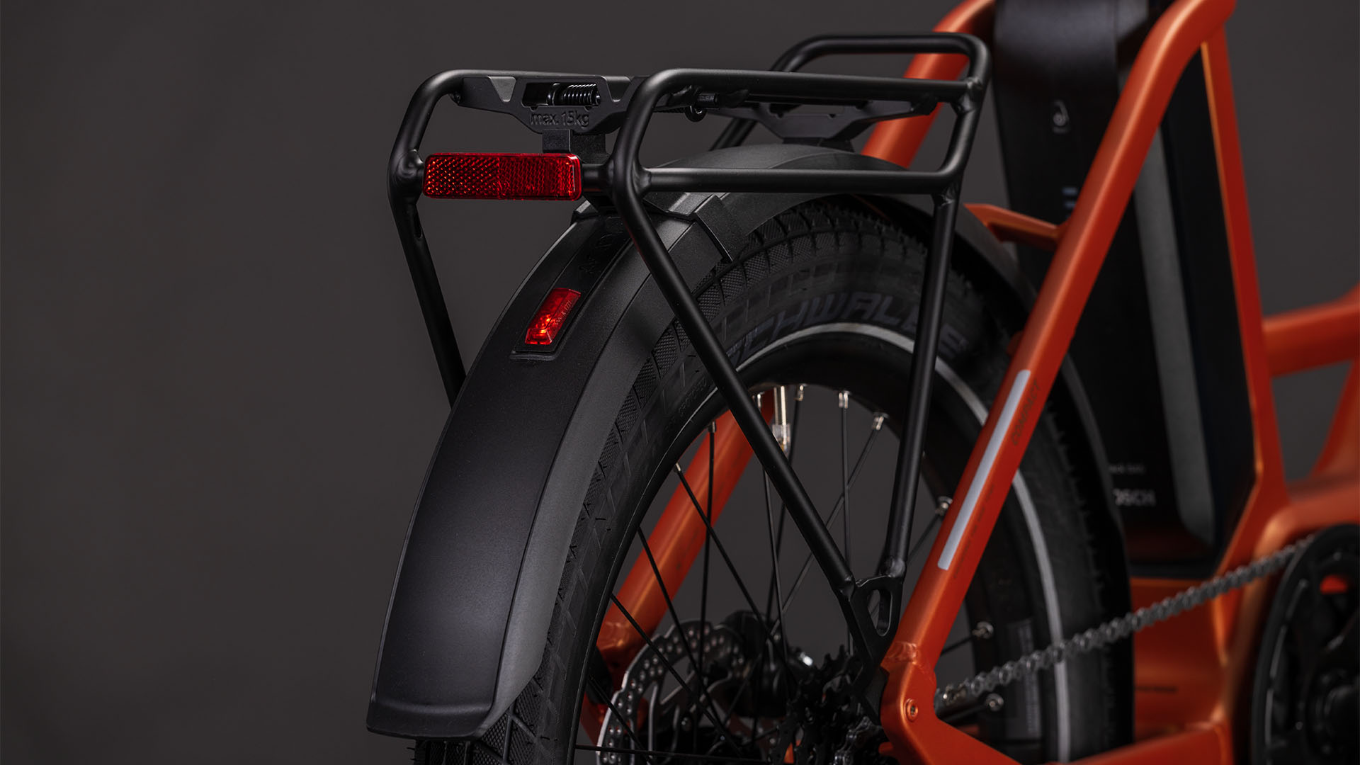 BICICLETA ELECTRICA CUBE COMPACT HYBRID 545 RUSTORANGE REFLEX 2026 One Size [2]