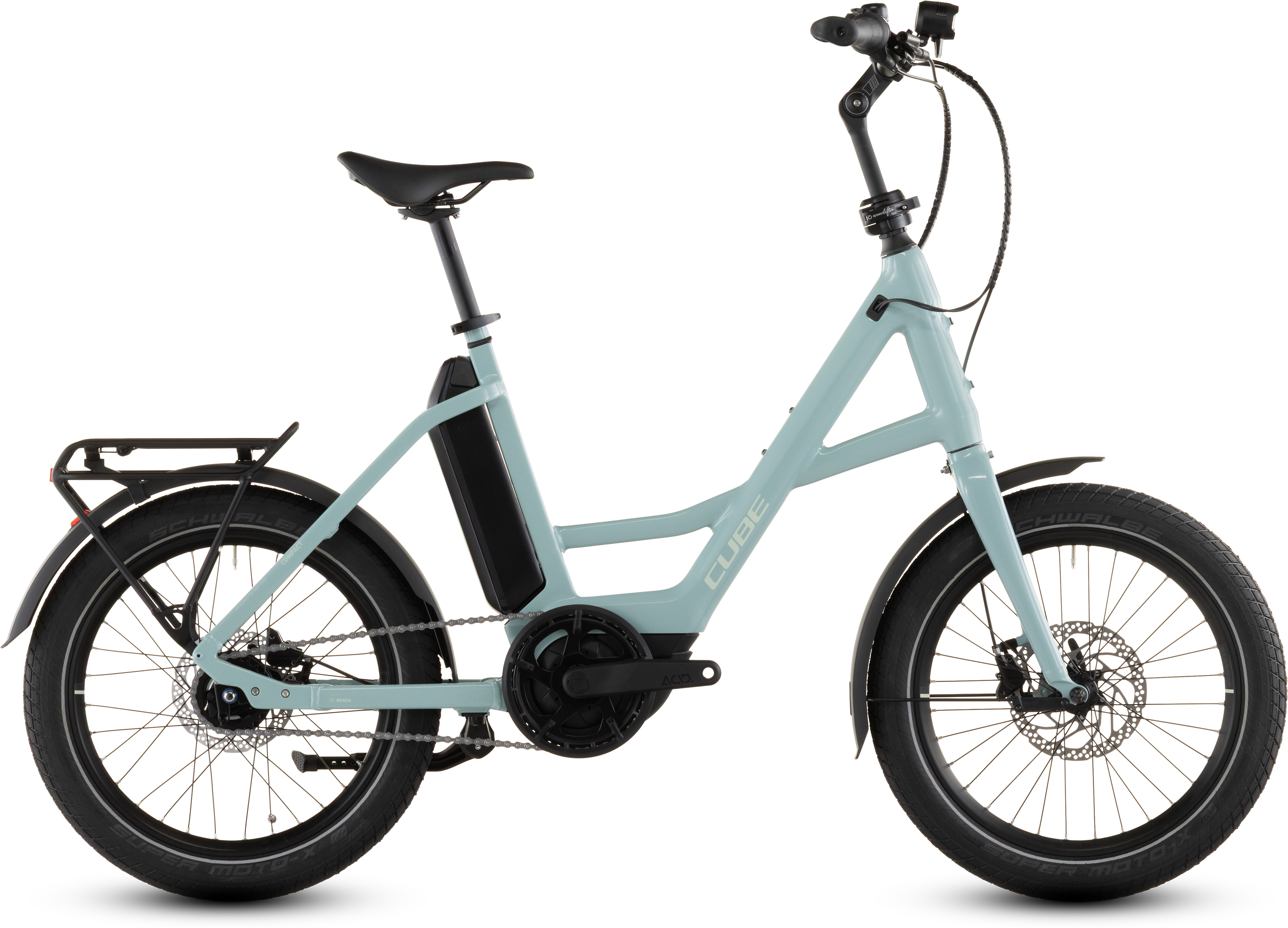 Ciclism - BICICLETA ELECTRICA CUBE COMPACT HYBRID COMFORT 545 SKYLIGHTBLUE BLUE 2026 One Size