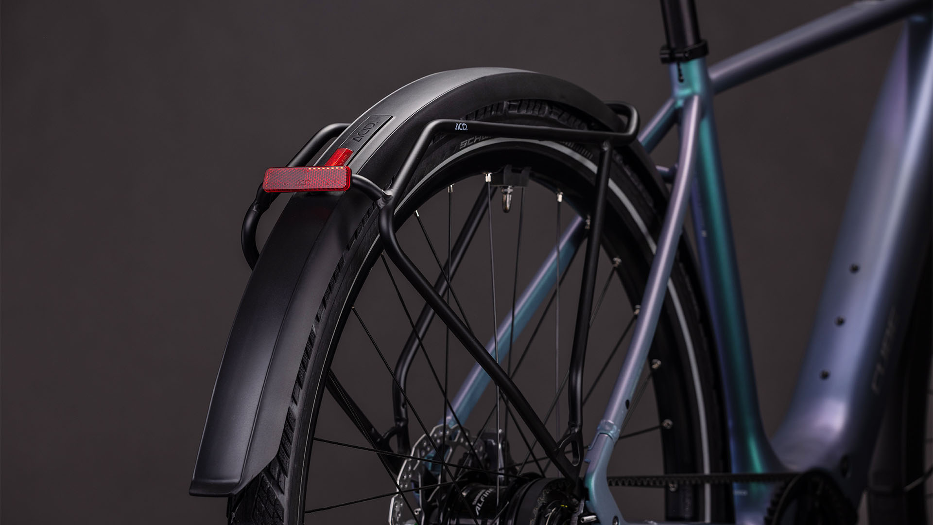 BICICLETA ELECTRICA CUBE EDITOR HYBRID SLT 400X FE SMARAGDGREY PRISM 2026 50 cm [3]