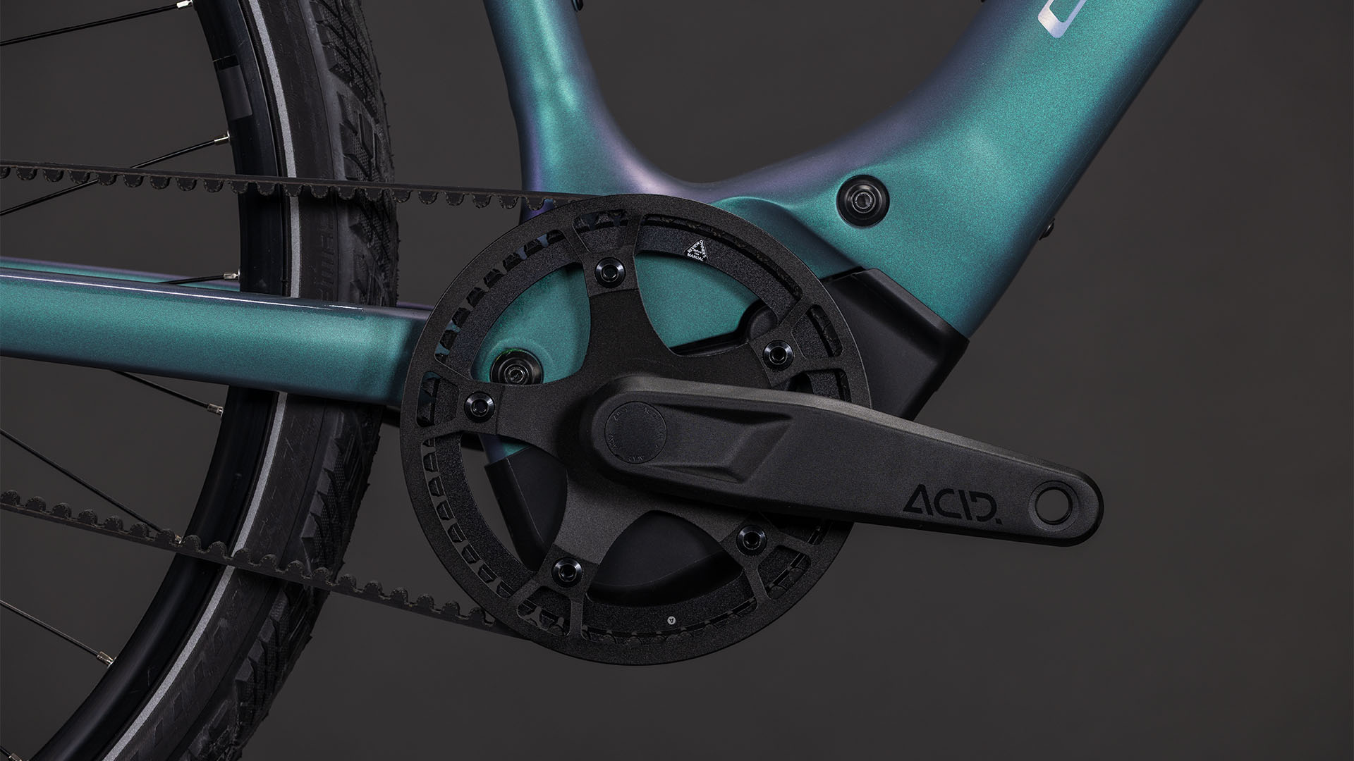 BICICLETA ELECTRICA CUBE EDITOR HYBRID SLT 400X SMARAGDGREY PRISM 2026 50 cm [4]