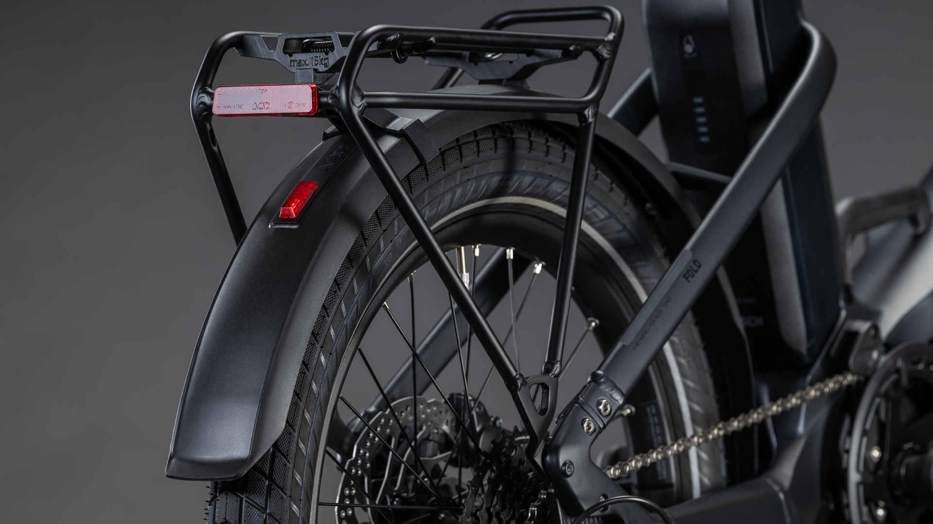 BICICLETA ELECTRICA CUBE FOLD HYBRID 545 COAL REFLEX 2026 One Size [3]