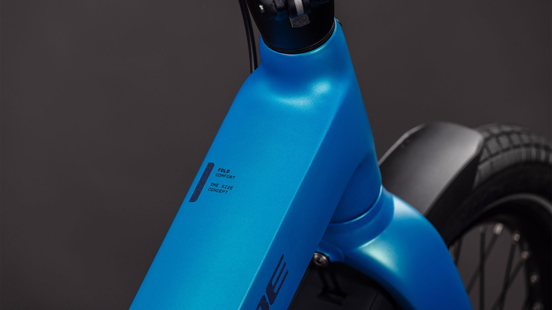 BICICLETA ELECTRICA CUBE FOLD HYBRID COMFORT 545 AZURE REFLEX 2026 One Size [2]