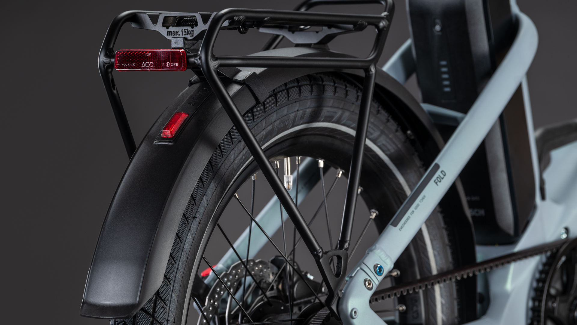 BICICLETA ELECTRICA CUBE FOLD HYBRID COMFORT 545 SEAGREY REFLEX 2026 One Size [4]