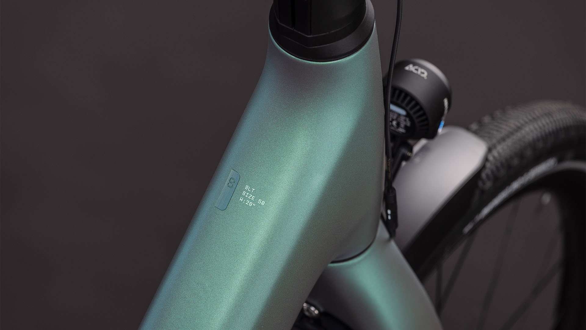 BICICLETA ELECTRICA CUBE KATHMANDU HYBRID C:62 SLT 400X EASY ENTRY SEAFOAM CHROME 2026 54 cm [1]