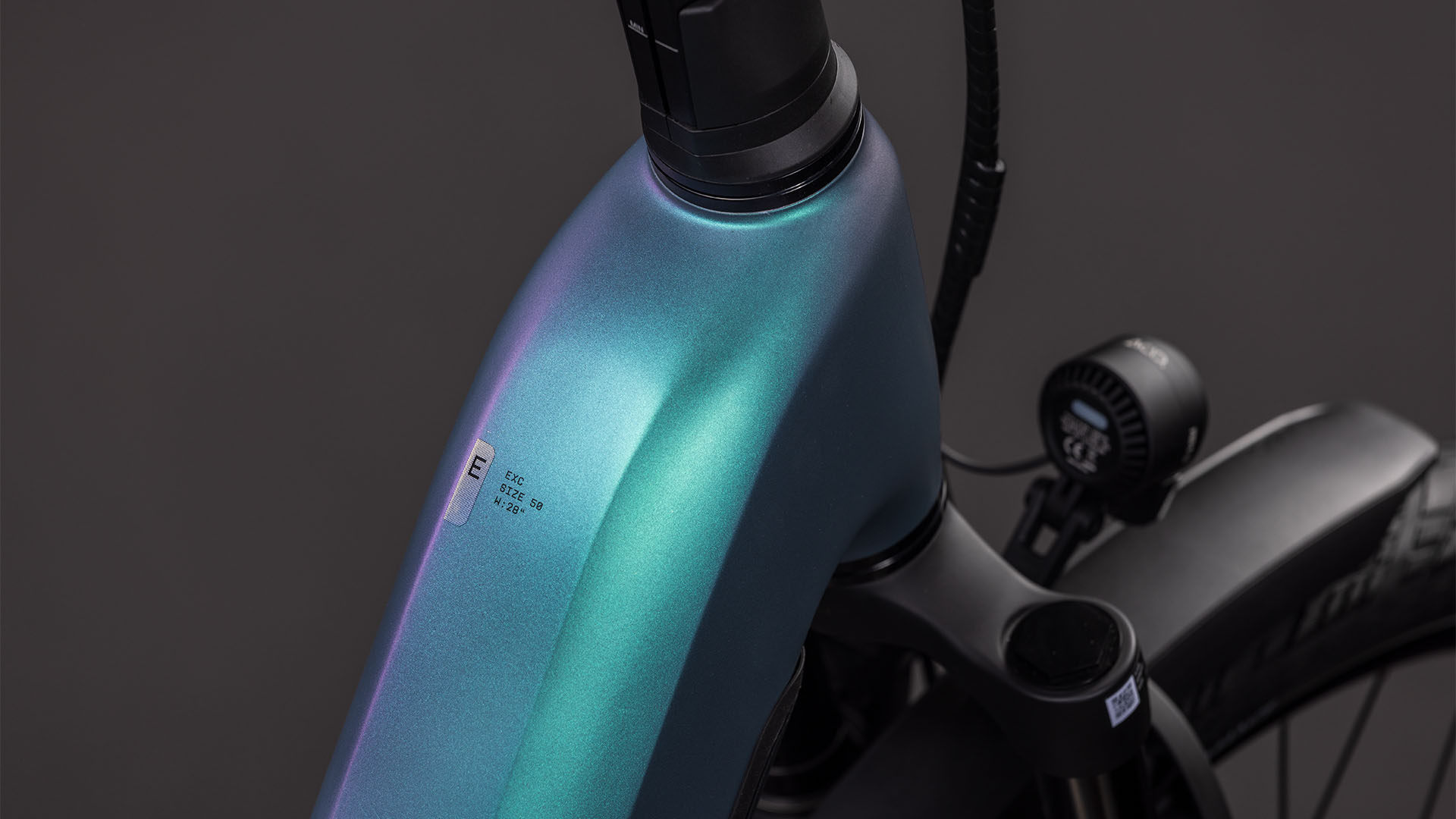 BICICLETA ELECTRICA CUBE KATHMANDU HYBRID EXC 800 EASY ENTRY SMARAGDGREY PRISM 2026 54 cm [1]