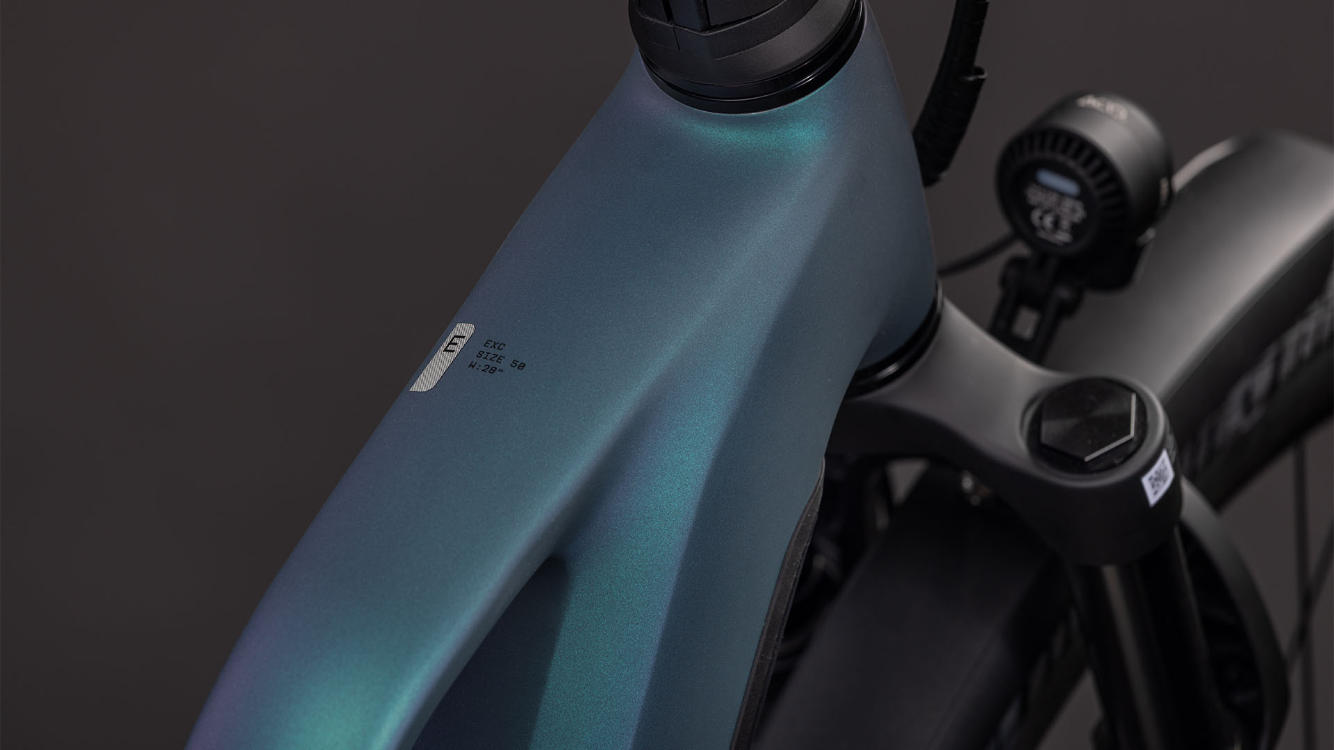 BICICLETA ELECTRICA CUBE KATHMANDU HYBRID EXC 800 TRAPEZE SMARAGDGREY PRISM 2026 58cm [1]