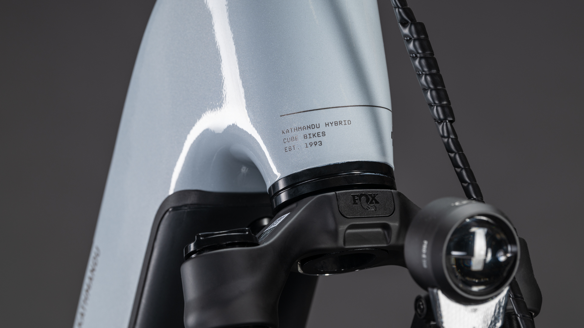 BICICLETA ELECTRICA CUBE KATHMANDU HYBRID SLX 800 EASY ENTRY FOGGREY GREY 2026 62cm [4]