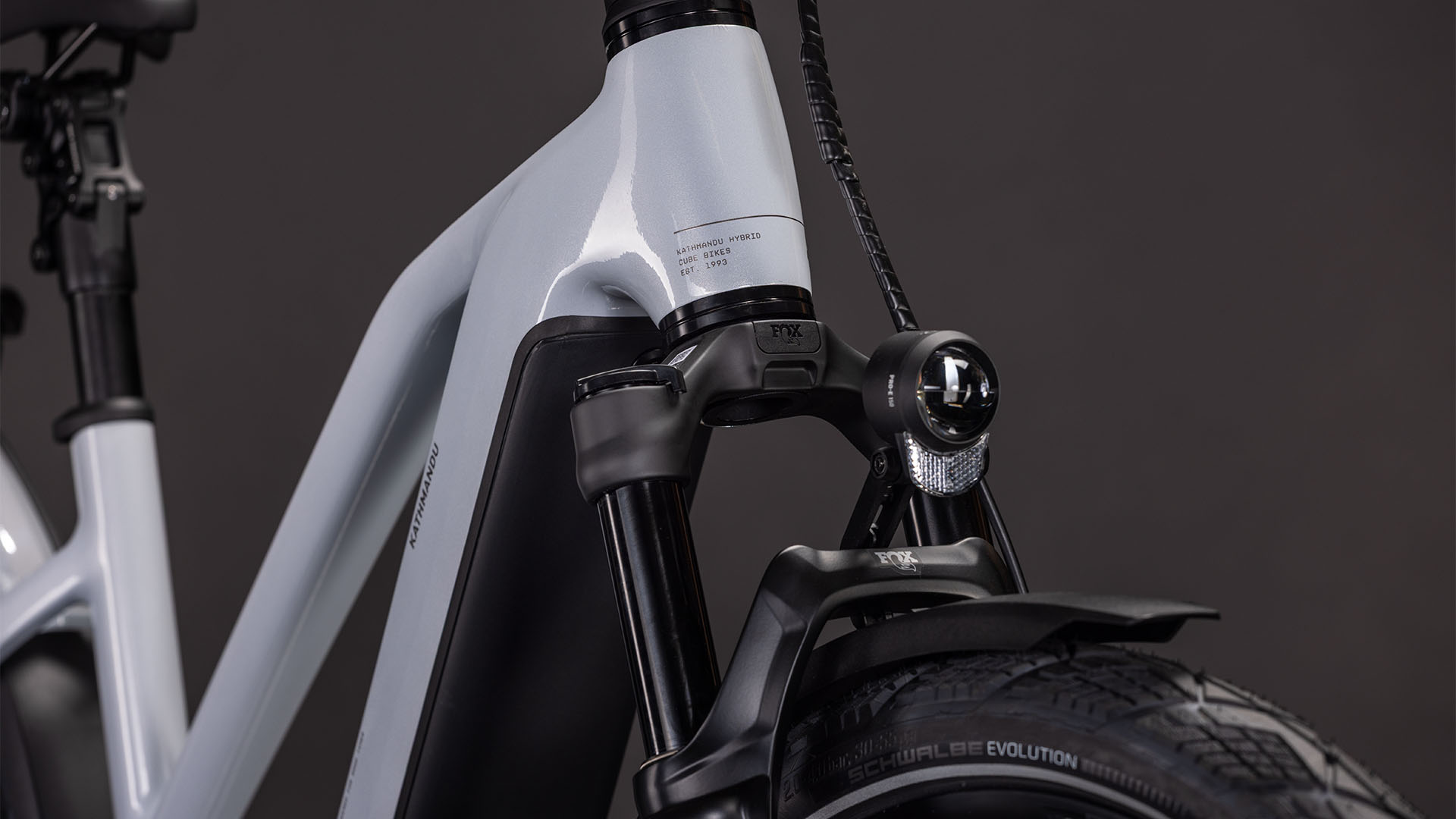 BICICLETA ELECTRICA CUBE KATHMANDU HYBRID SLX 800 TRAPEZE FOGGREY GREY 2026 54 cm [4]