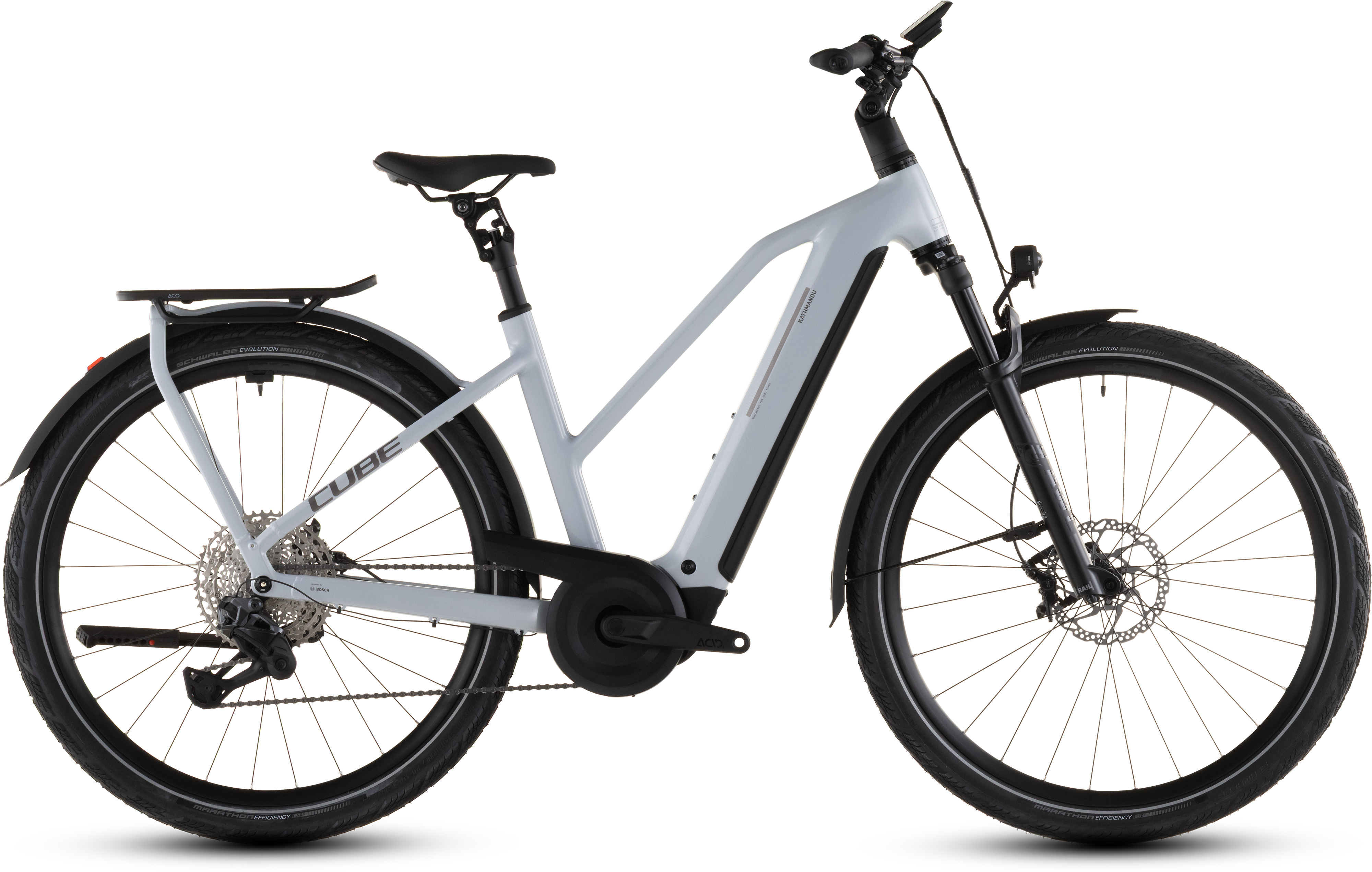 Ciclism - BICICLETA ELECTRICA CUBE KATHMANDU HYBRID SLX 800 TRAPEZE FOGGREY GREY 2026 58cm