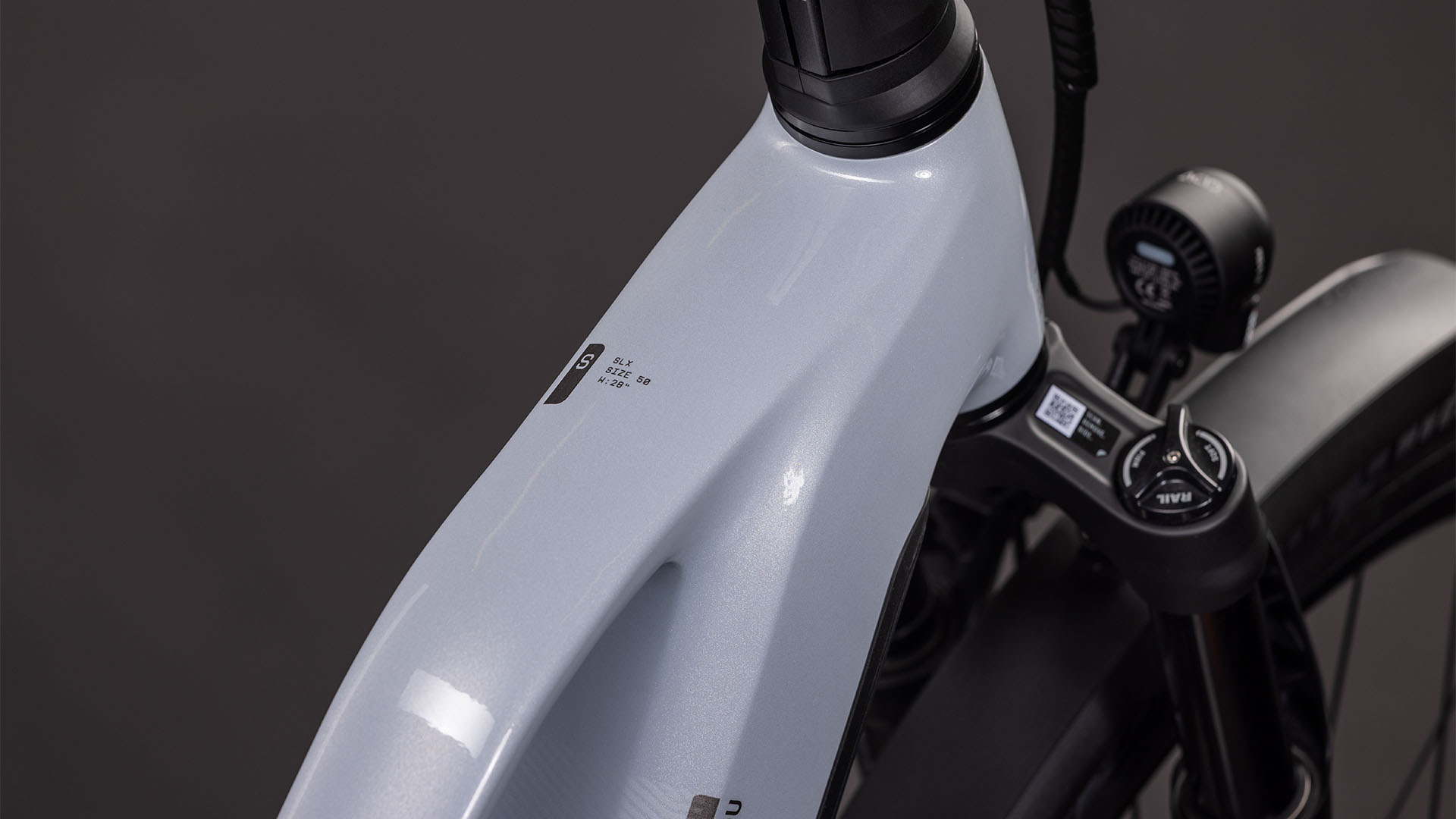 BICICLETA ELECTRICA CUBE KATHMANDU HYBRID SLX 800 TRAPEZE FOGGREY GREY 2026 58cm [1]