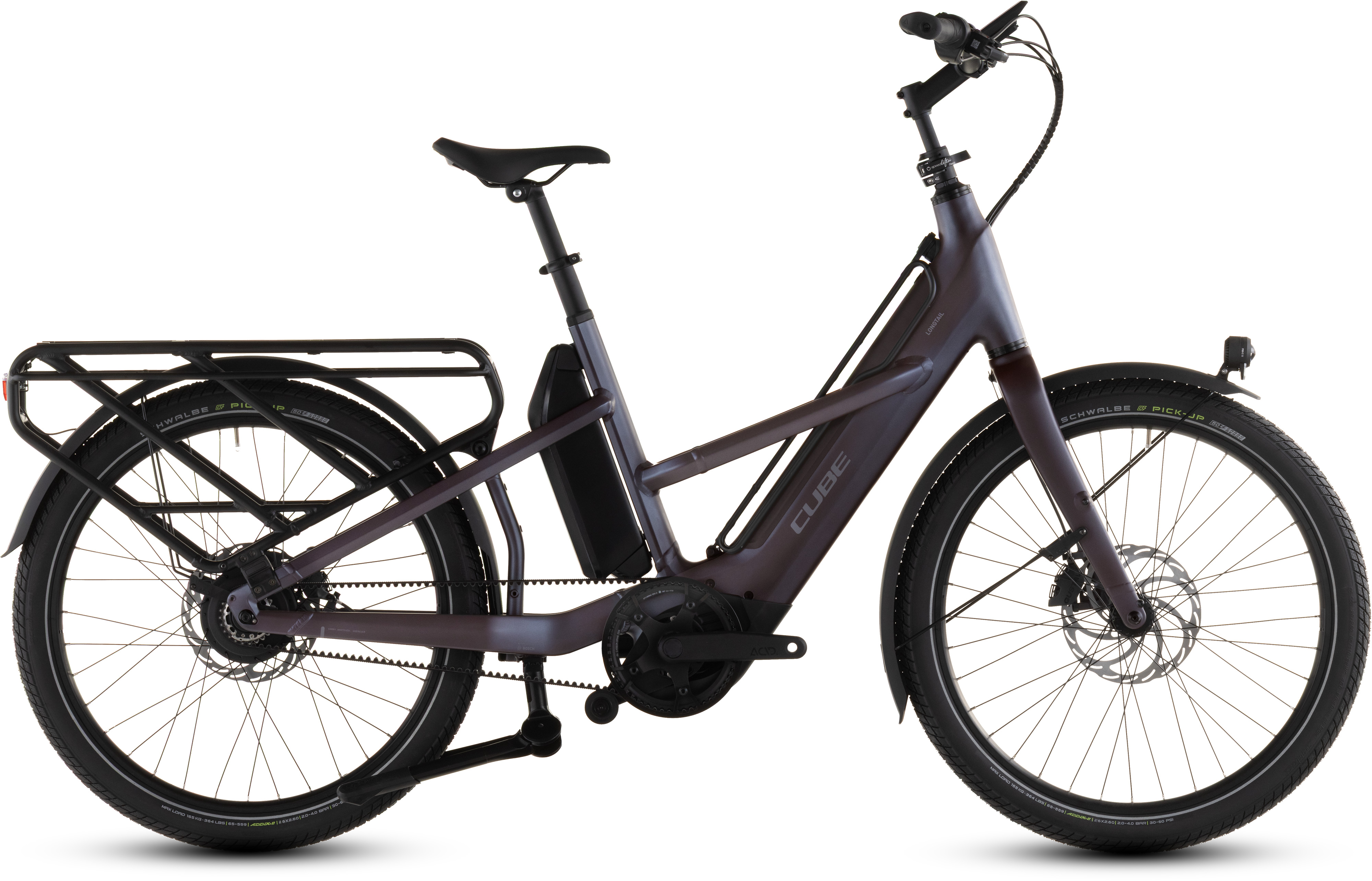 Ciclism - BICICLETA ELECTRICA CUBE LONGTAIL HYBRID COMFORT 800 MINERALGREY REFLEX 2026 One Size