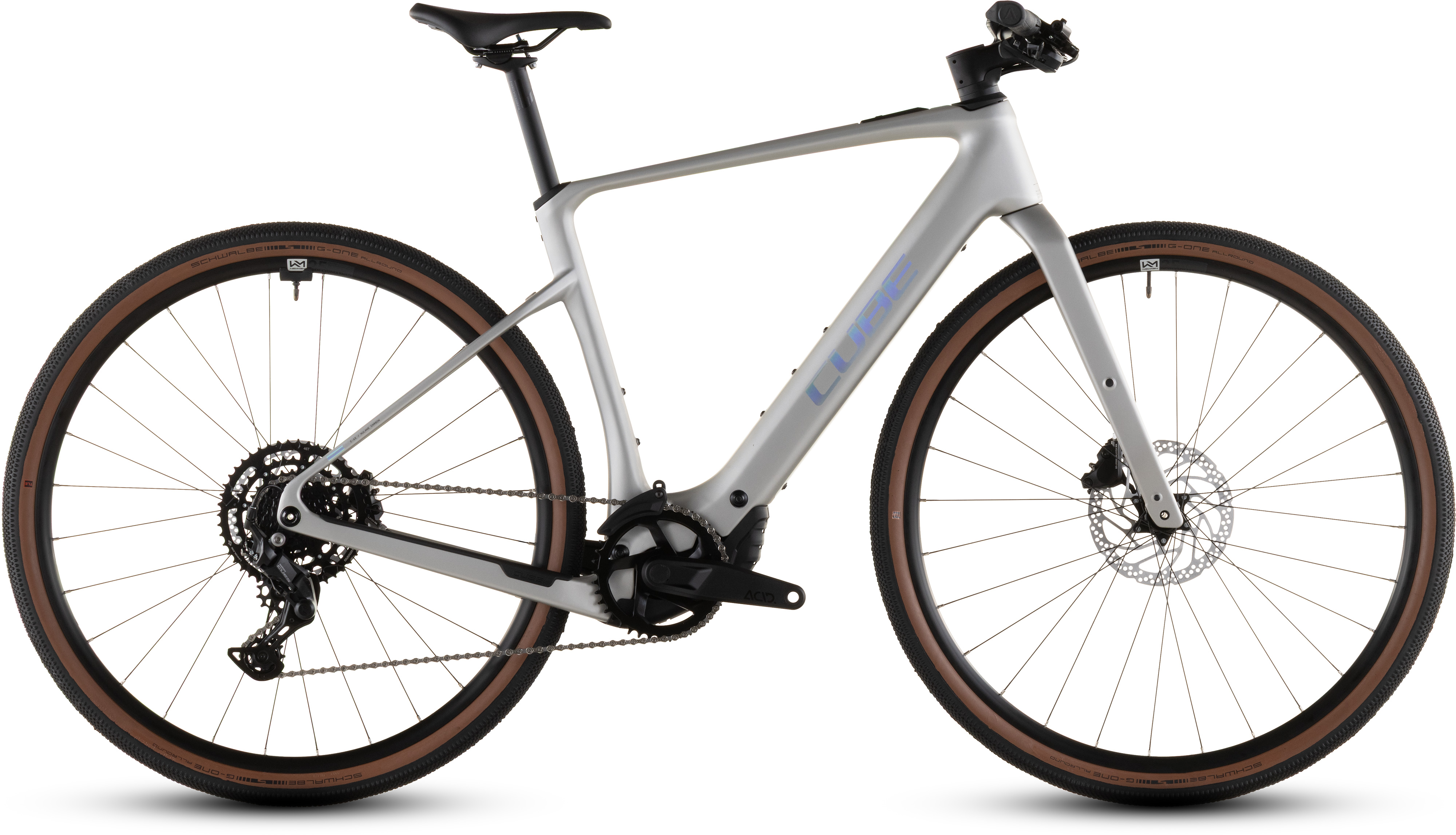 Ciclism - BICICLETA ELECTRICA CUBE NULANE HYBRID C:62 RACE 400X SLEEKGREY PRISM 2026 XL