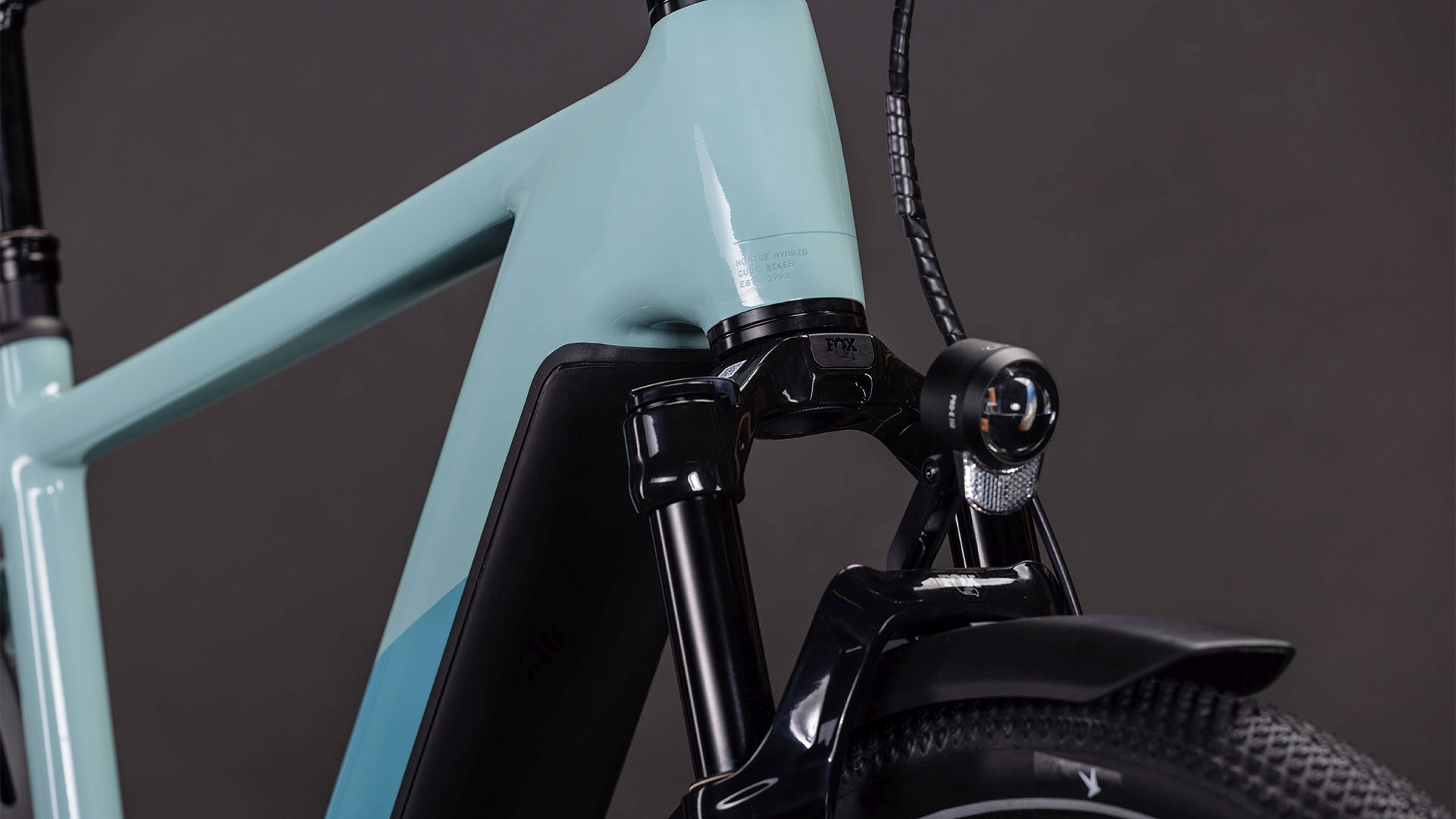 BICICLETA ELECTRICA CUBE NURIDE HYBRID SLX 800 SKYLIGHT ARUBABLUE 2026 54 cm [4]