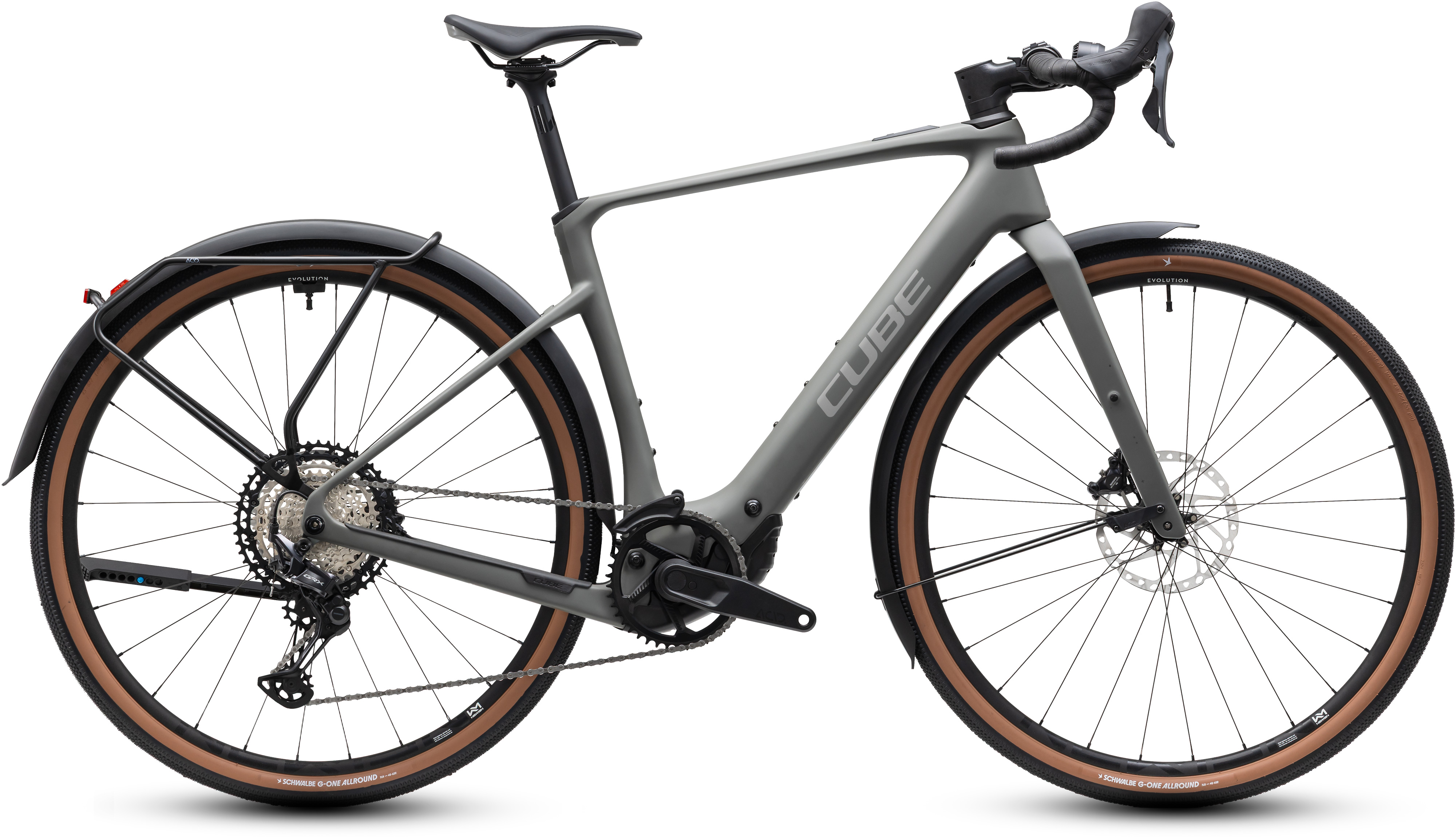 Ciclism - BICICLETA ELECTRICA CUBE NUROAD HYBRID C:62 RACE 400X FE OLDGREY GREY 2027 S