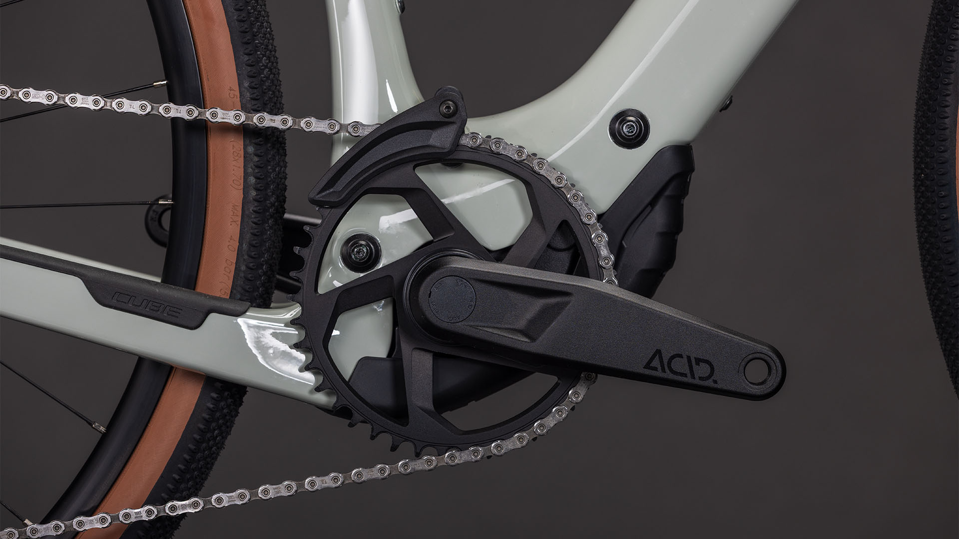 BICICLETA ELECTRICA CUBE NUROAD HYBRID C:62 RACE 400X REEDBEIGE BLACK 2026 M [3]