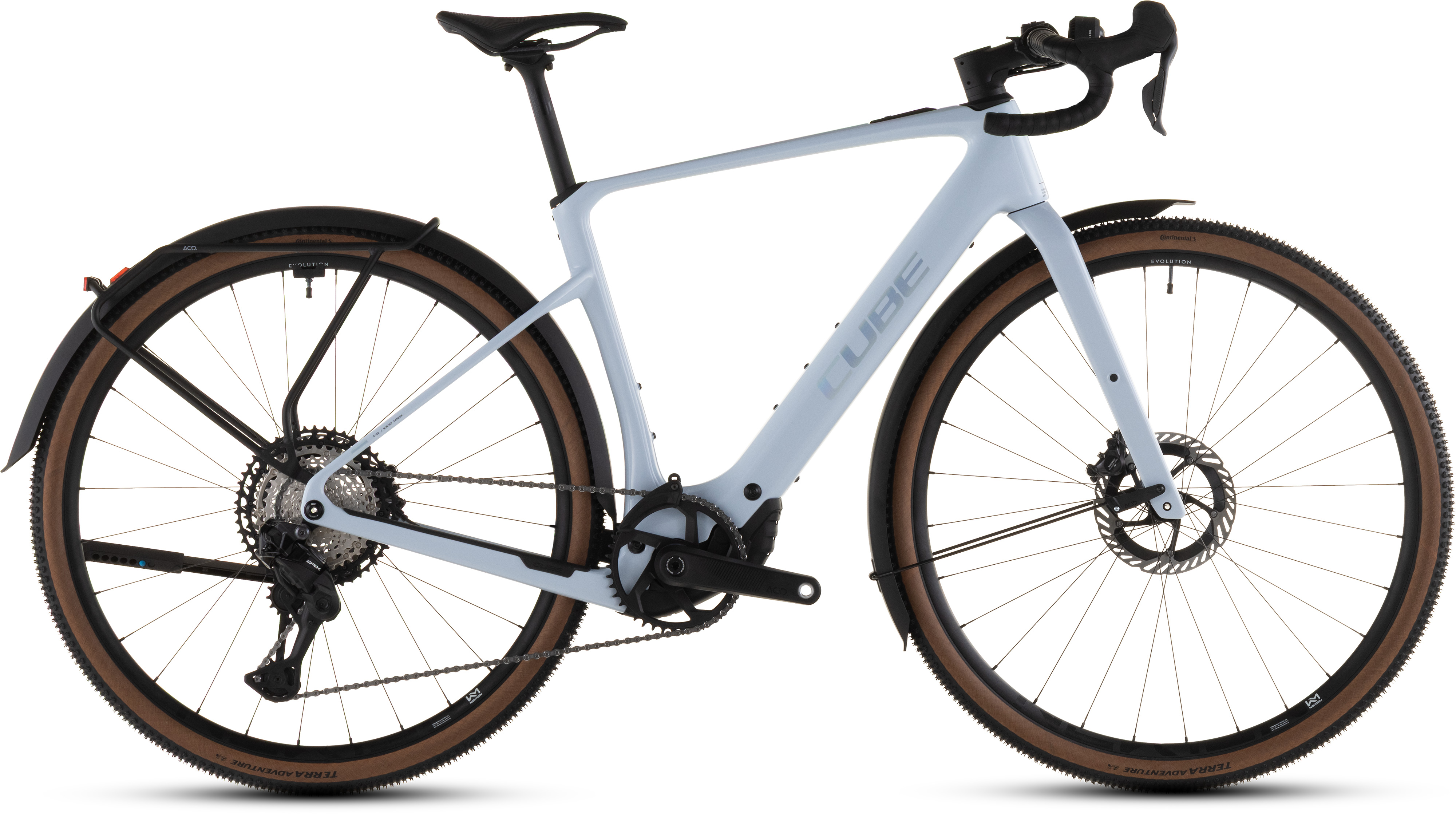 Ciclism - BICICLETA ELECTRICA CUBE NUROAD HYBRID C:62 SLX 400X FE ICEBLUE PRISM 2026 L