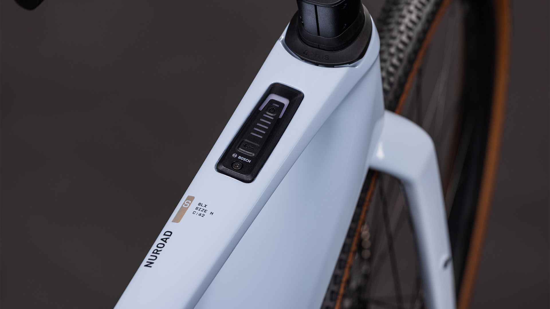 BICICLETA ELECTRICA CUBE NUROAD HYBRID C:62 SLX 400X ICEBLUE PRISM 2026 S [1]