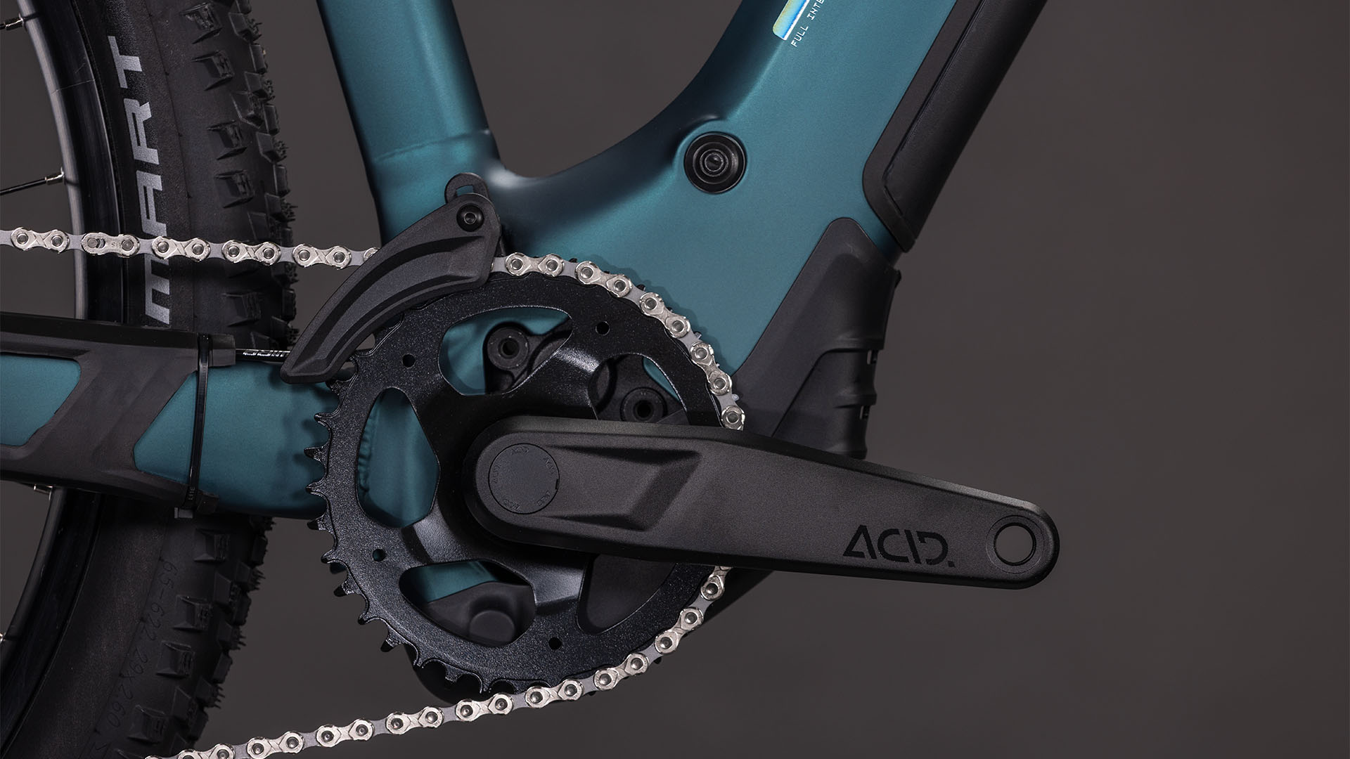 BICICLETA ELECTRICA CUBE REACTION HYBRID ONE 600 ROYALGREEN PRISM 2026 cadru XXL (23") - roti 29 [4]