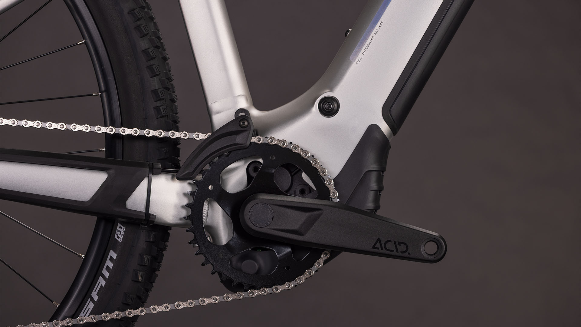 BICICLETA ELECTRICA CUBE REACTION HYBRID ONE 600 SLEEKGREY PRISM 2026 cadru M (18") - roti 29 [4]